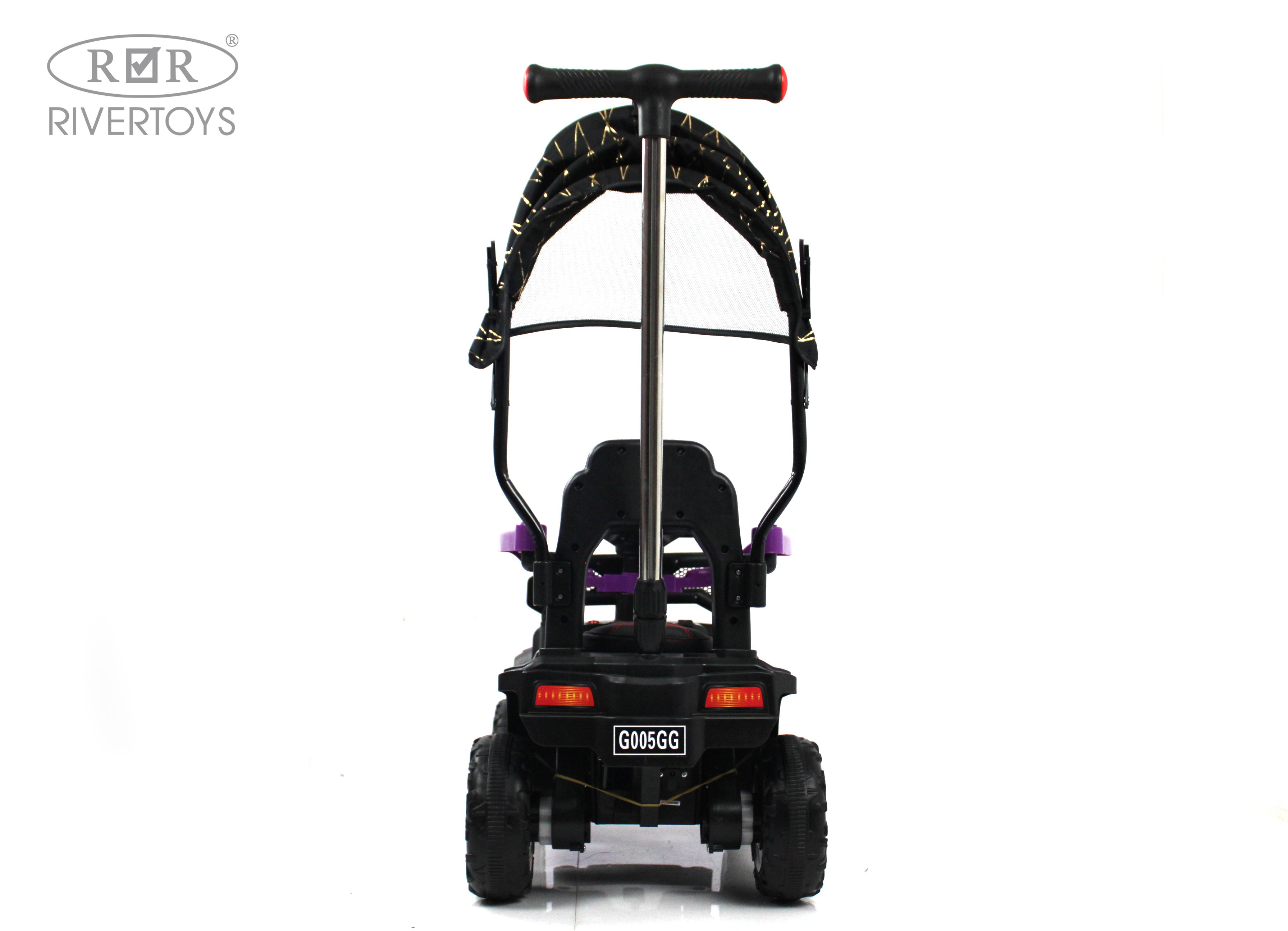 Электромобиль RIVERTOYS G005GG-VIOLET С пультом ДУ - фото 18