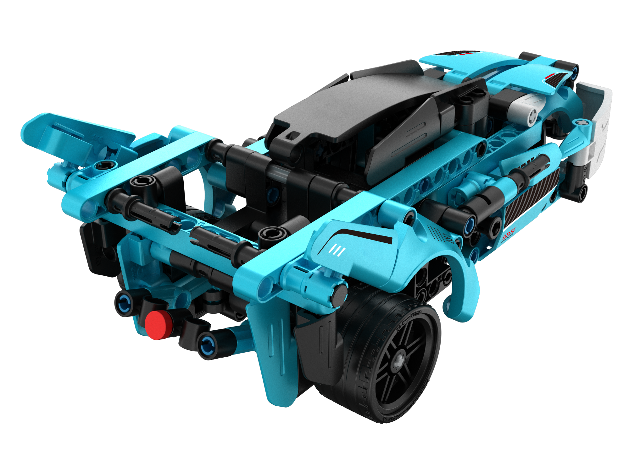 Конструктор Im.Master Синий спорткар 2в1 293 дет. - фото 4