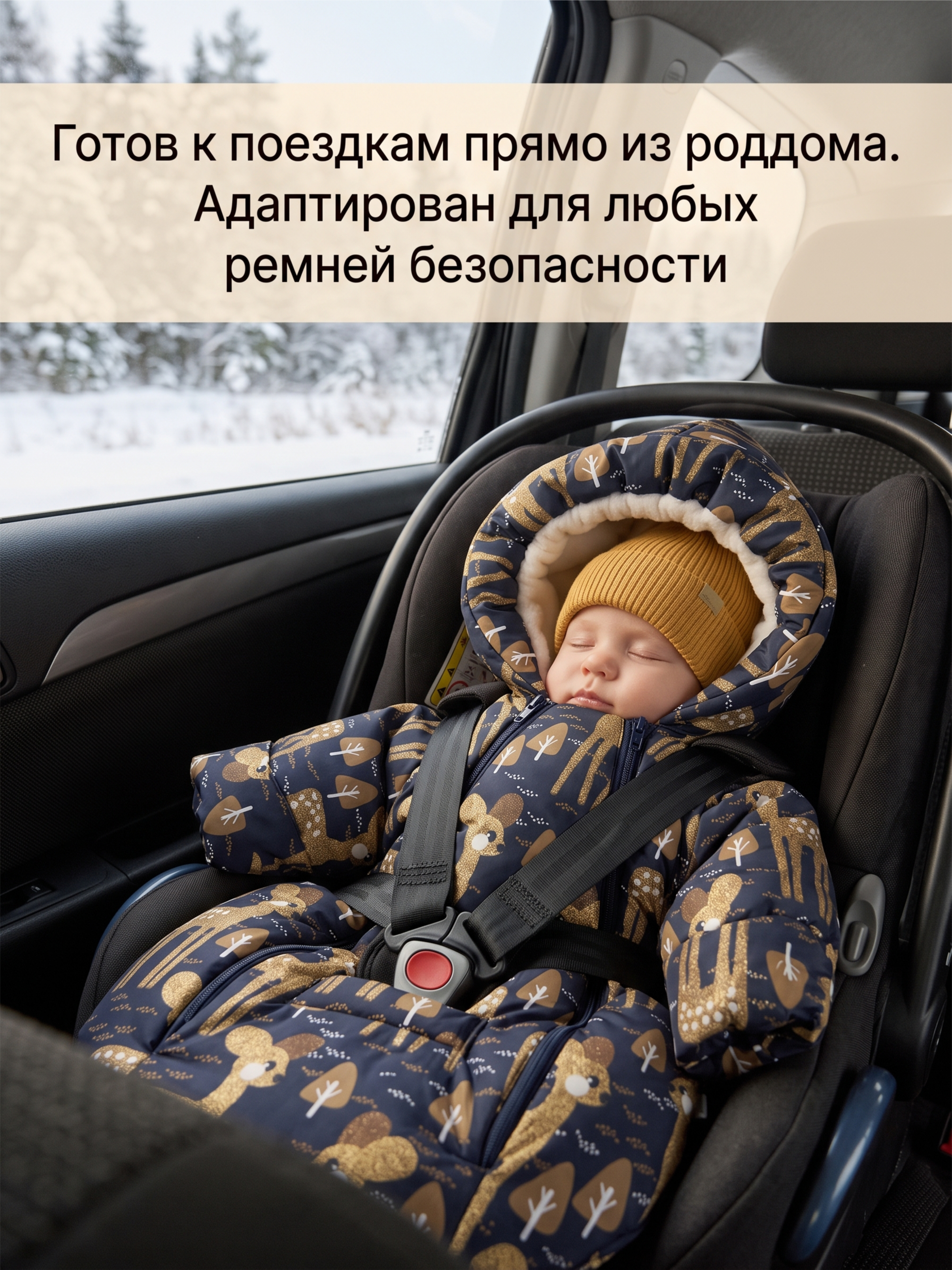 Конверт-комбинезон СОННЫЙ ГНОМИК 934/6 62 - фото 6