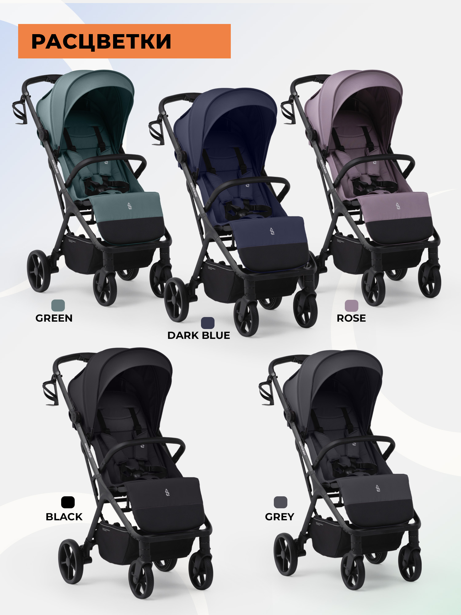 Коляска прогулочная Sweet Baby синий - фото 13