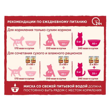 Корм сухой для кошек Natures Table 650г с индейкой