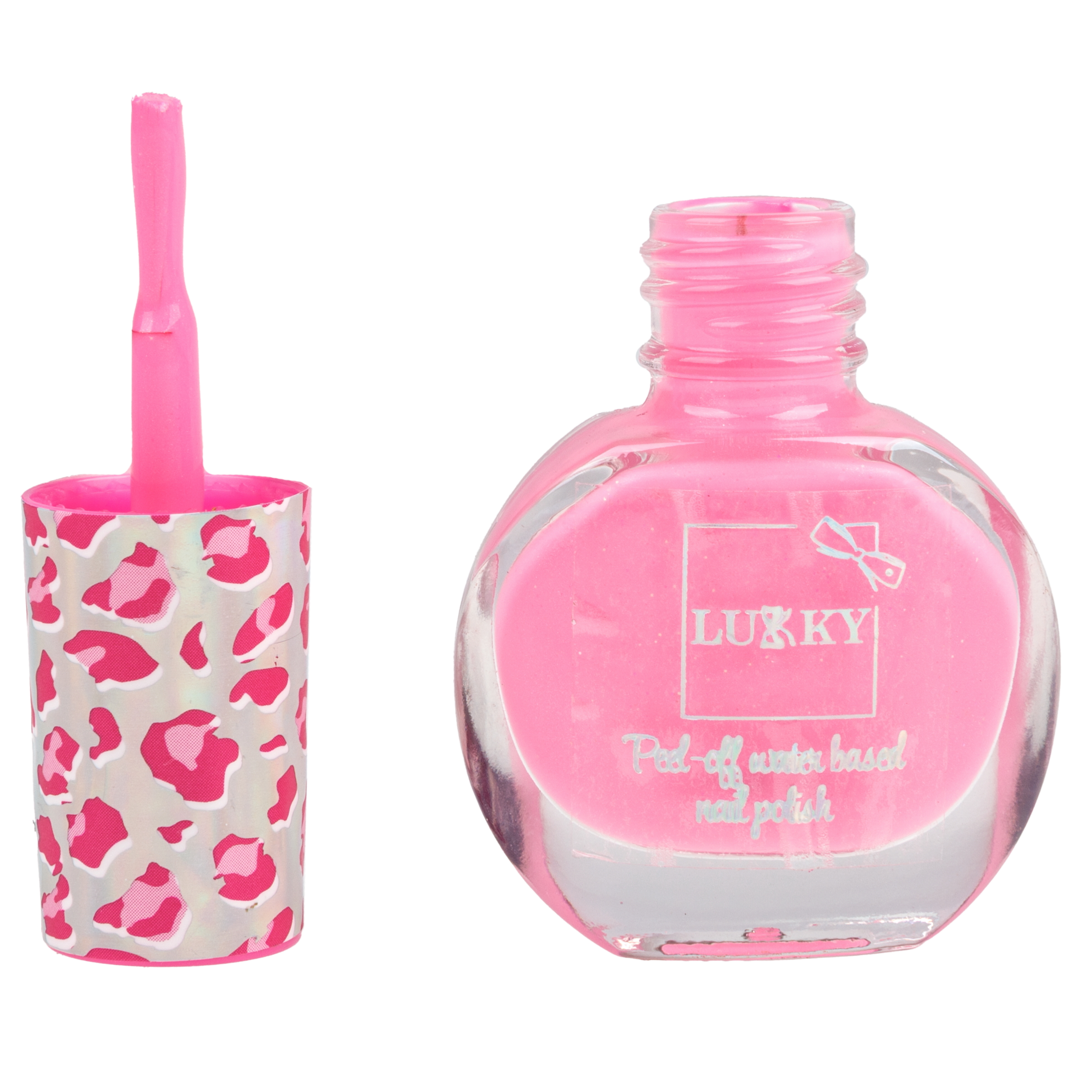 Набор декоративной косметики LUKKY тени с блёстками 2 лака для ногтей бальзам для губ блестки пилочка разделитель - фото 10