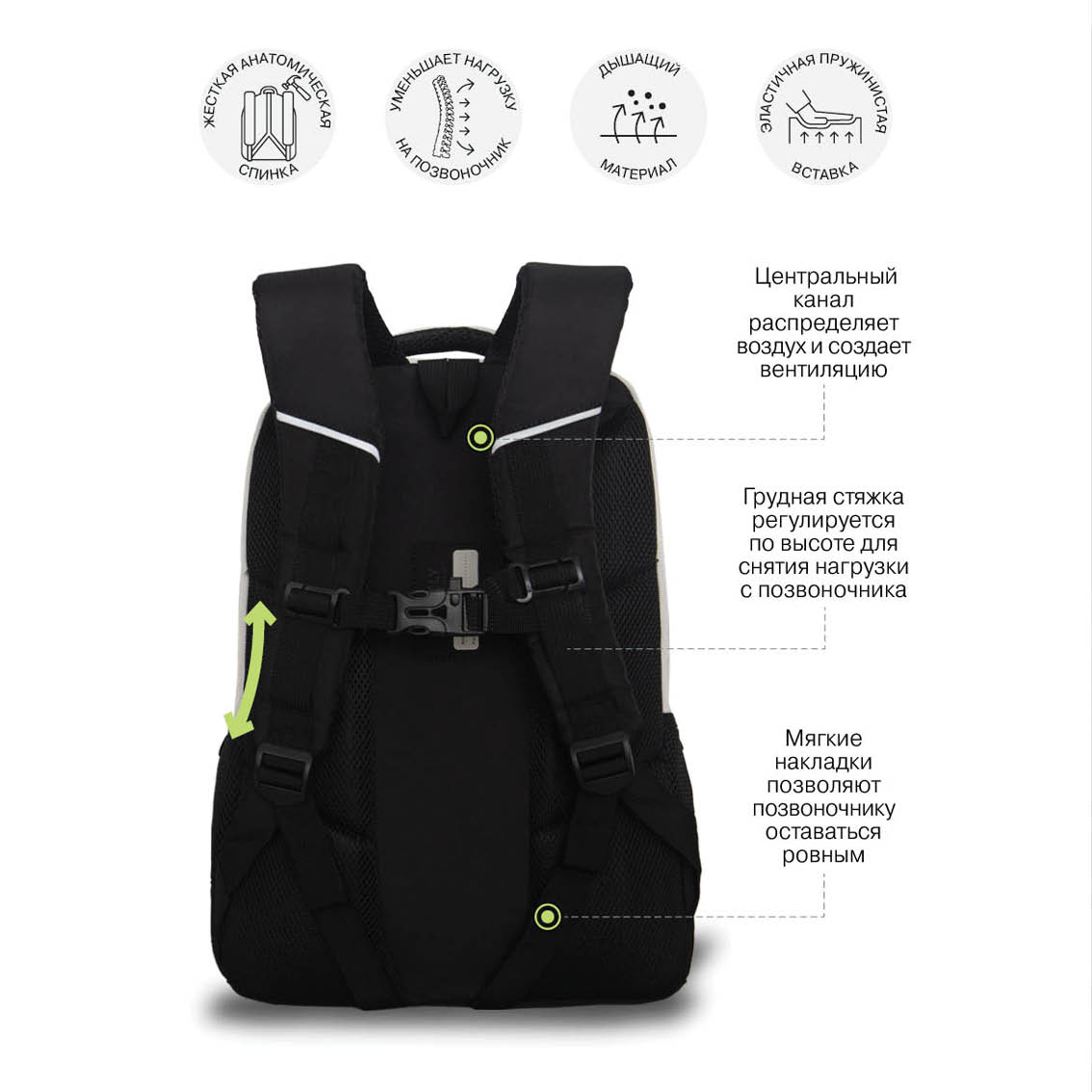 Рюкзак Grizzly для мальчика - фото 8