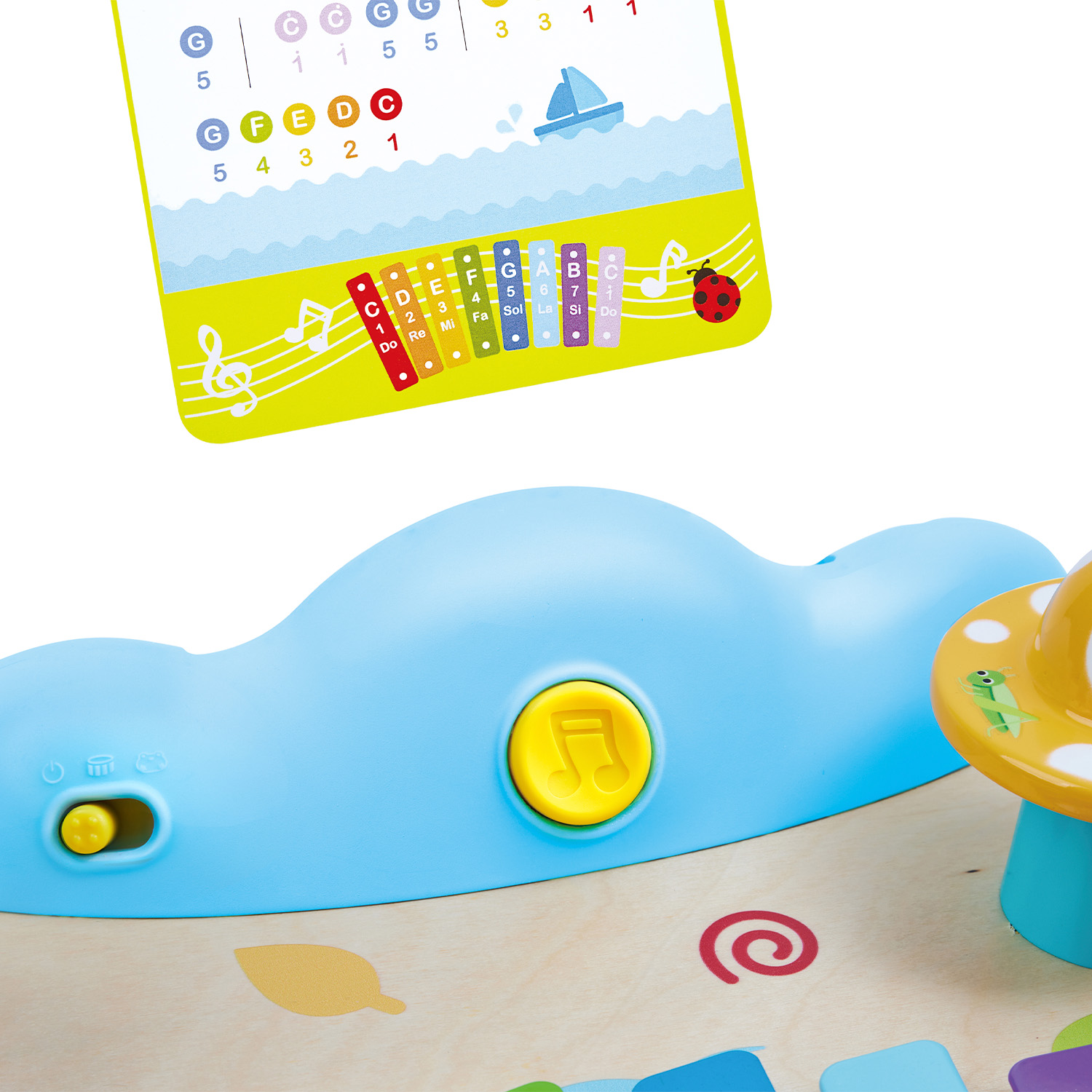 Игрушка музыкальная Hape "Ксилофон" Звуки Природы ксилофон - фото 9