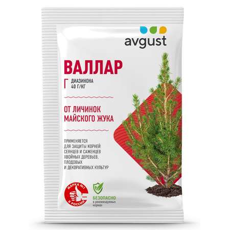 Препарат AVGUST для защиты от личинок майского жука Валлар Г 50г