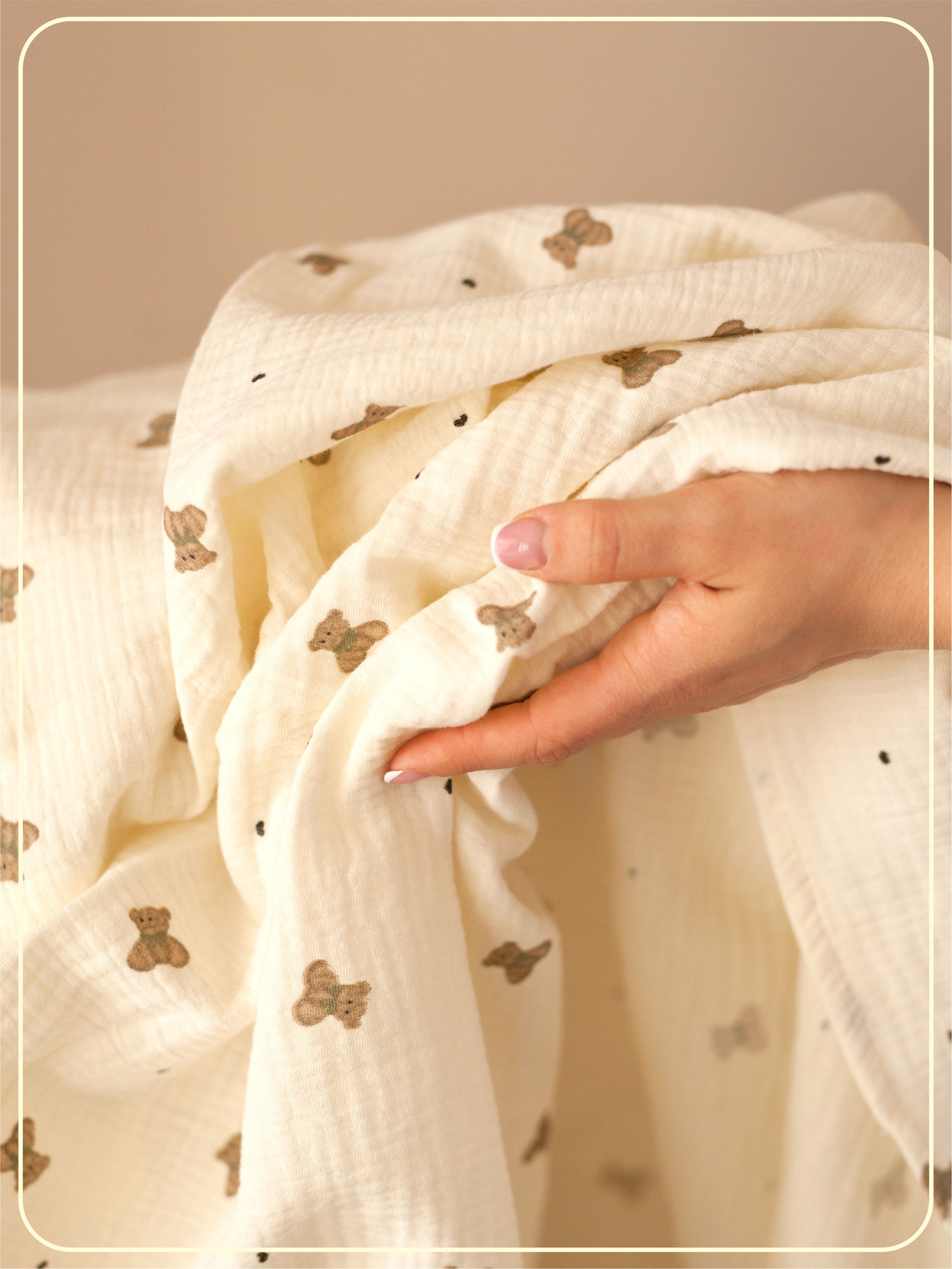 Пелёнка Mussola Baby муслин 100х130 см 2 шт. - фото 12