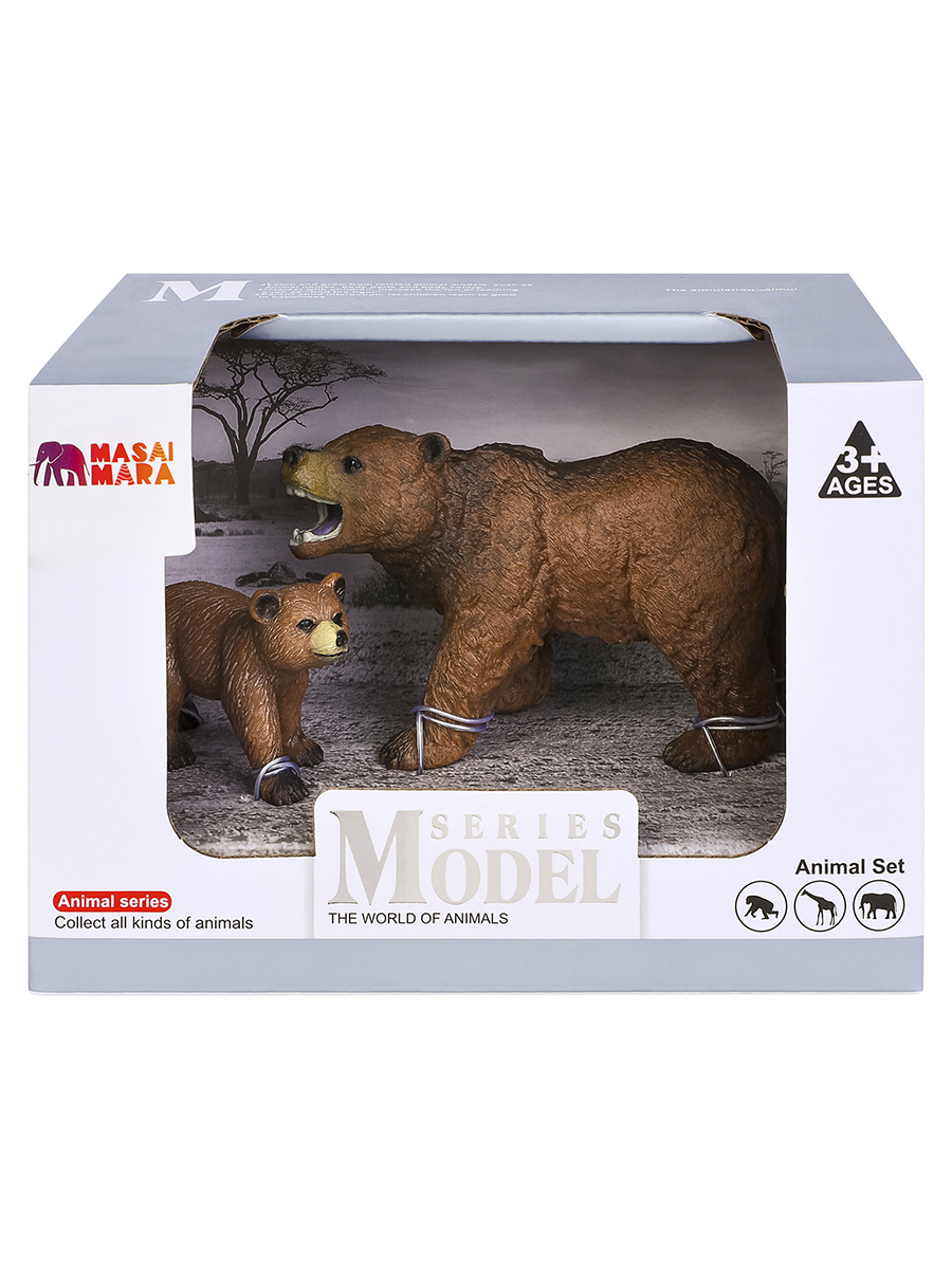 Игровой набор Masai Mara Семья бурых медведей - фото 7