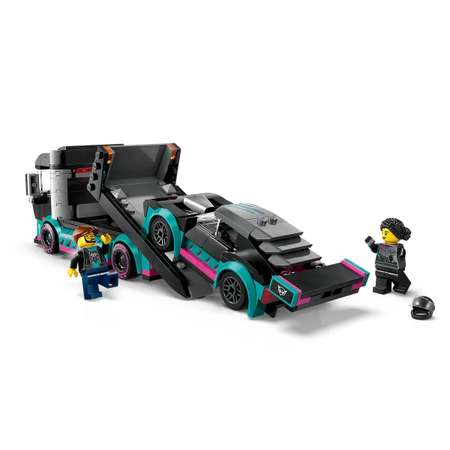 Конструктор LEGO City Race Car and Car Carrier Truck блочный