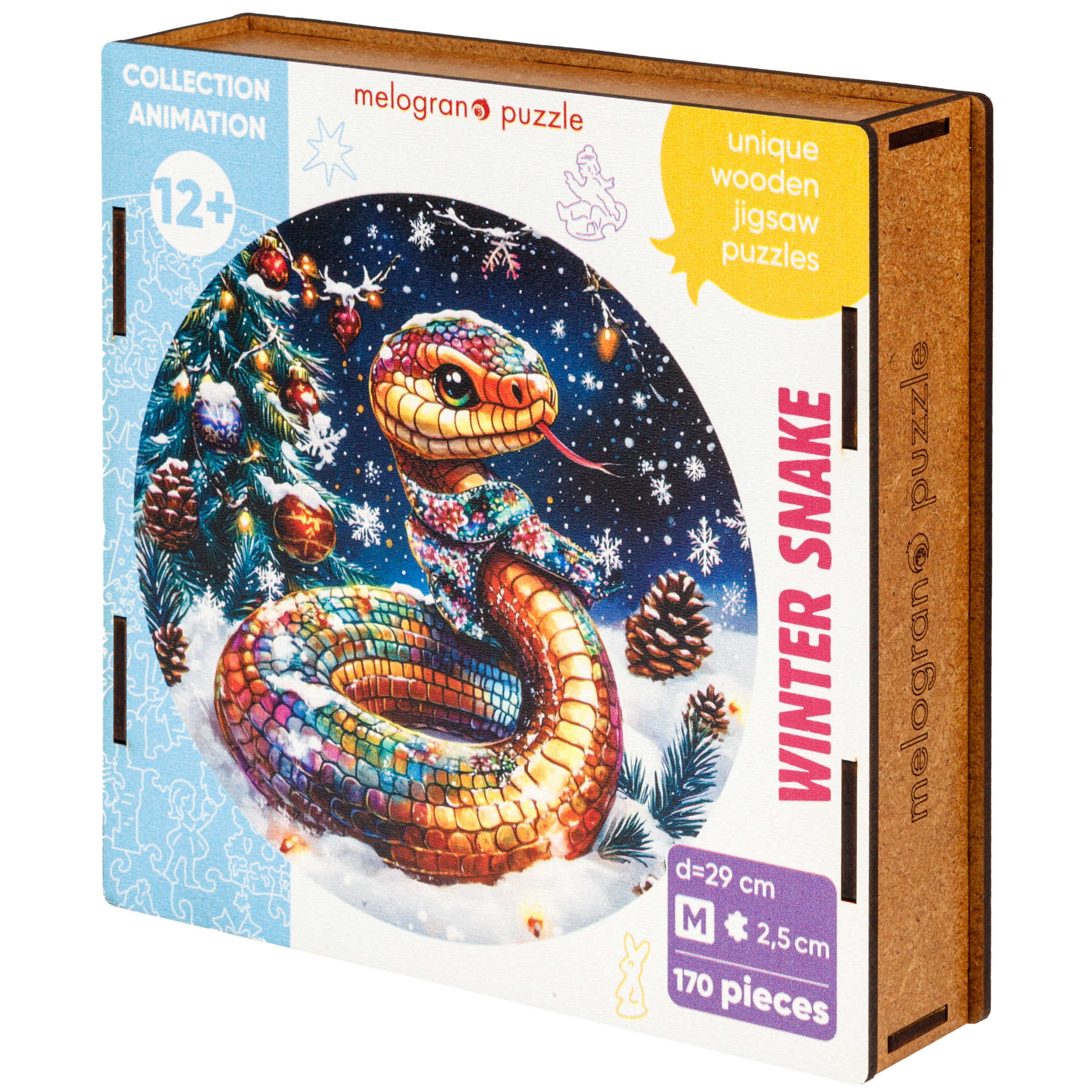 Пазл Melograno puzzle деревянный - фото 5