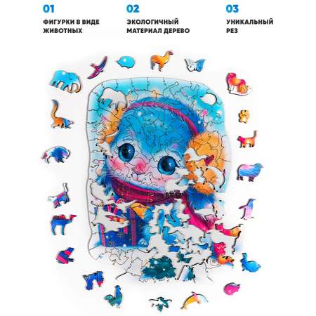 Пазл Melograno puzzle деревянный