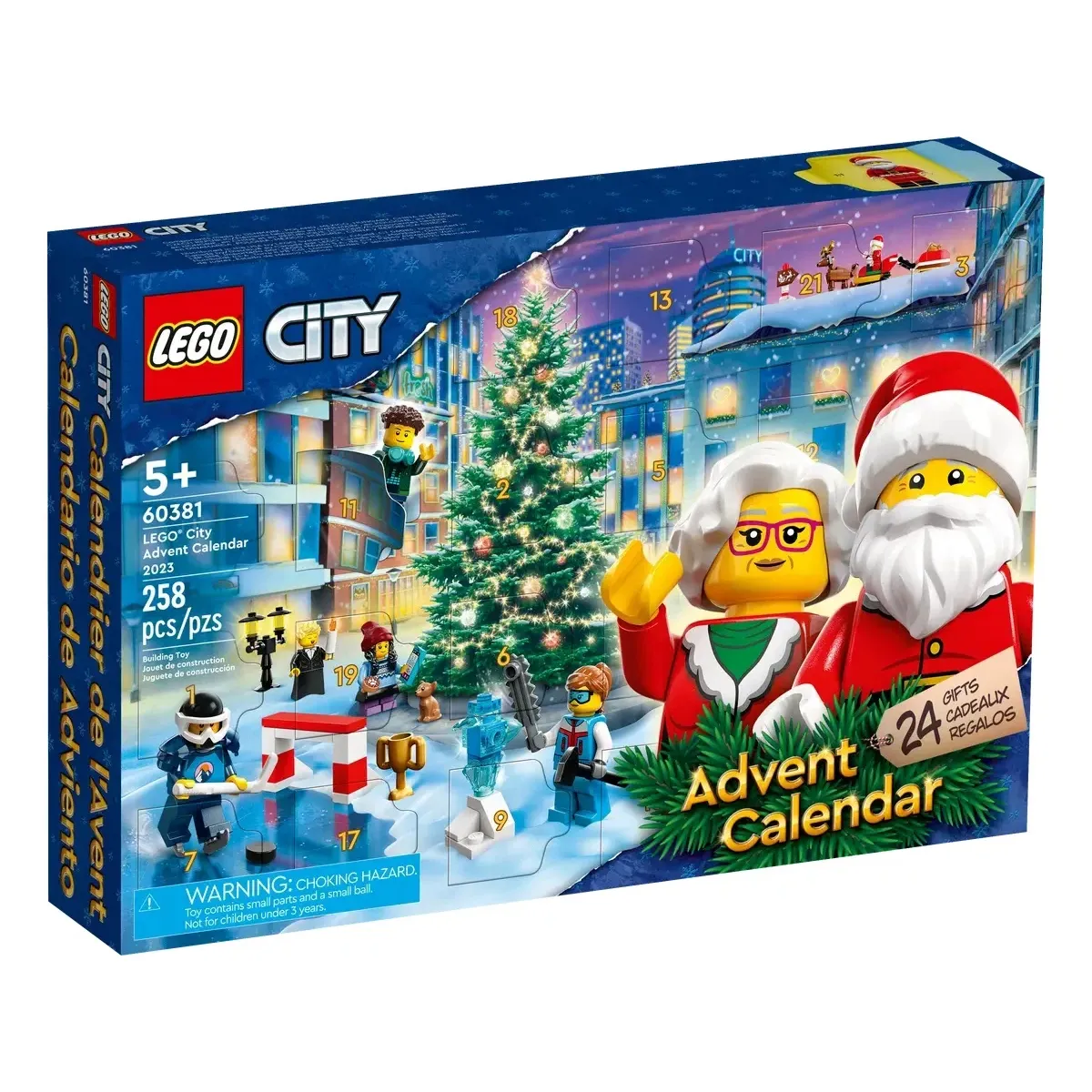 Изображение товара Конструктор LEGO City 60381 Адвент-календарь 24 набора для праздника Изображение товара Конструктор LEGO City 60381 Адвент-календарь 24 набора для праздника