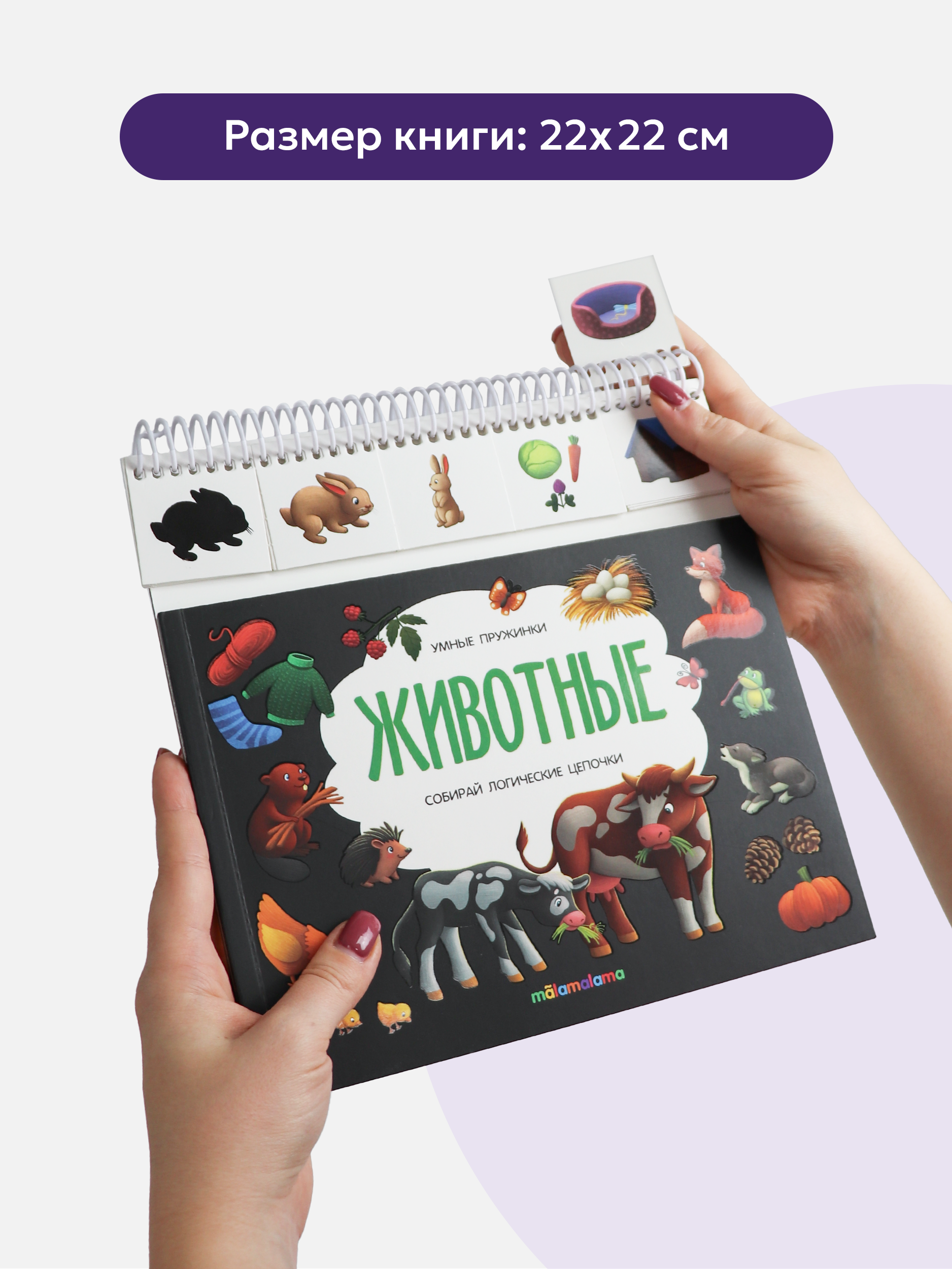 Энциклопедия для малышей Malamalama Развивающая книга Животные - фото 5