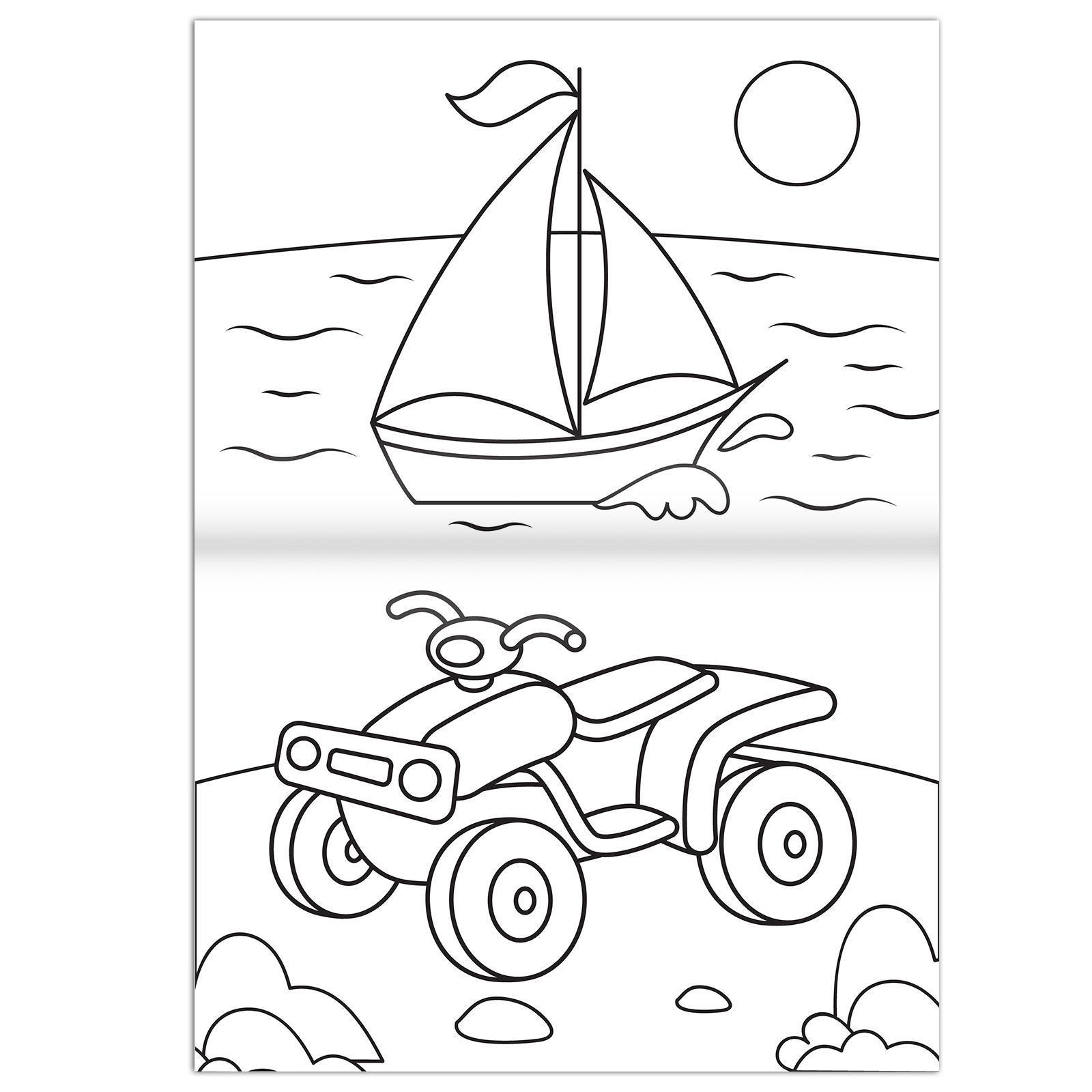 Набор раскрасок Буква-ленд Для самых маленьких 4 шт по 16 стр формат А4 - фото 3