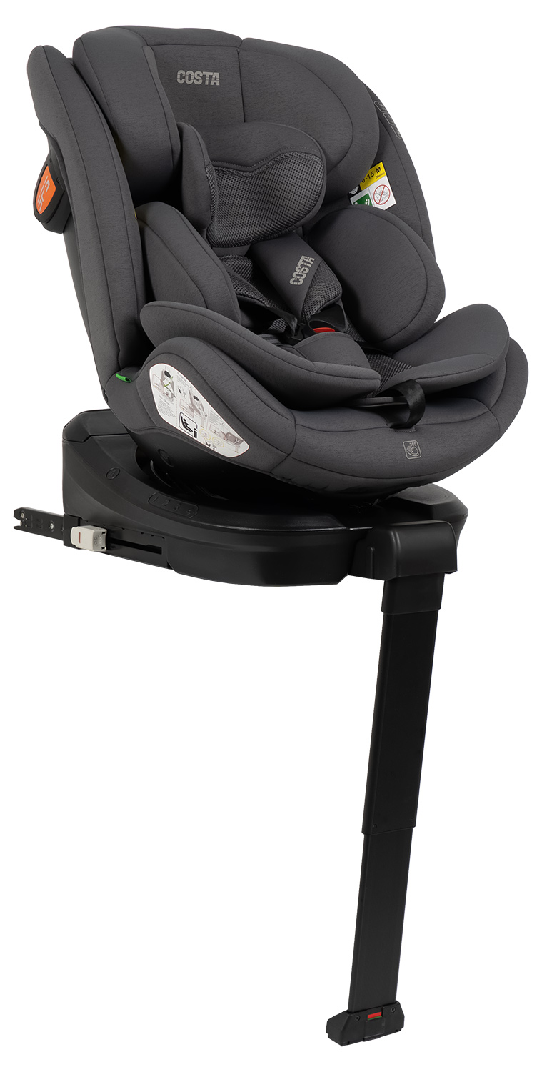 Автокресло Costa YB108А Isofix 0+/1/2/3 (0-36 кг) серый - фото 9