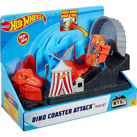 Трек Hot Wheels Атака стегозавра с пусковой установкой