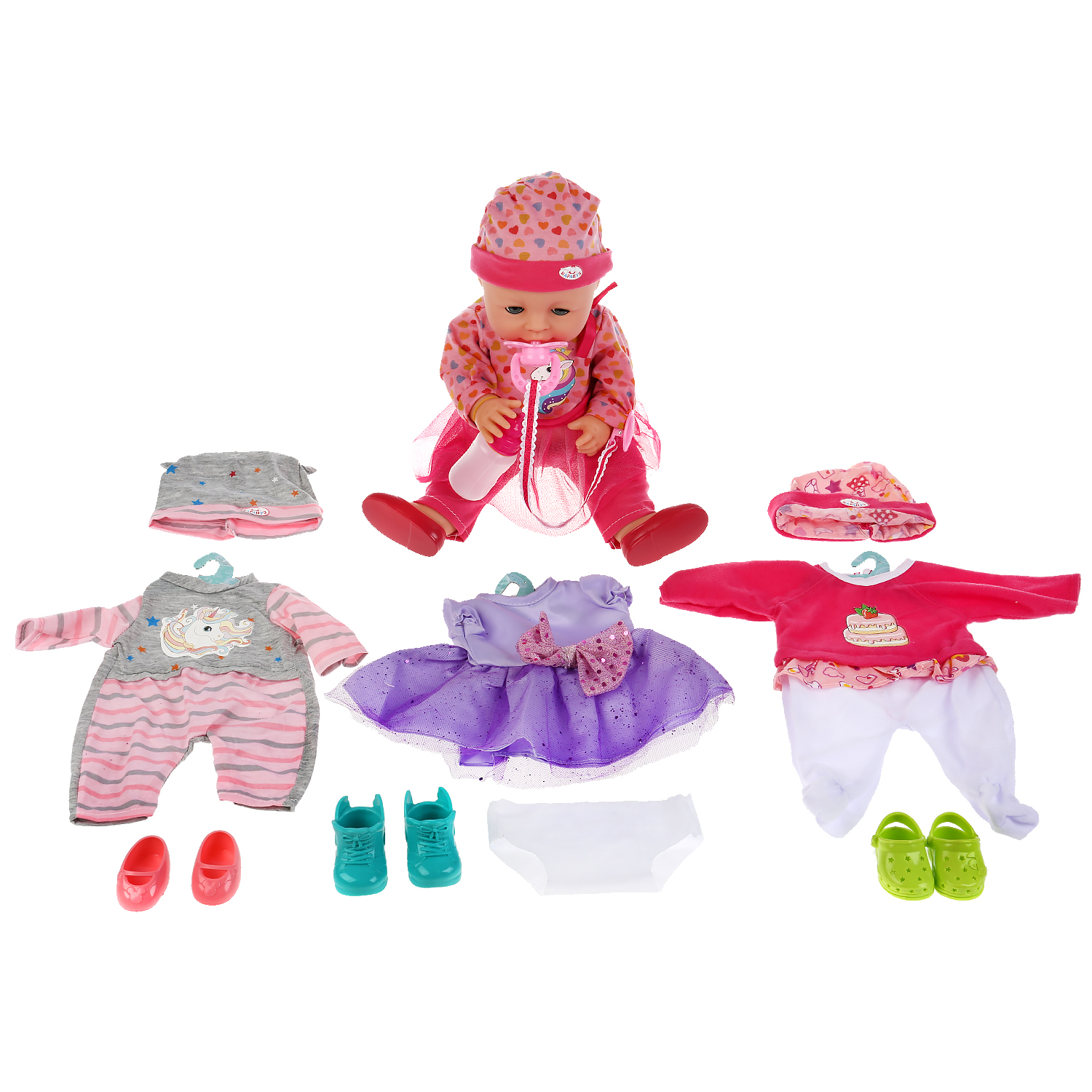 Кукла пупс Карапуз высота 40 см 296053 - фото 1