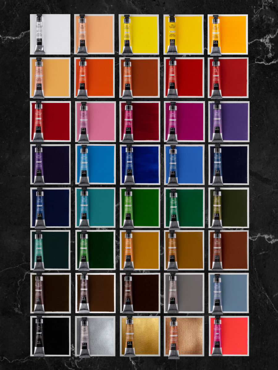 Краски акриловые Малевичъ 40 цв. - фото 8