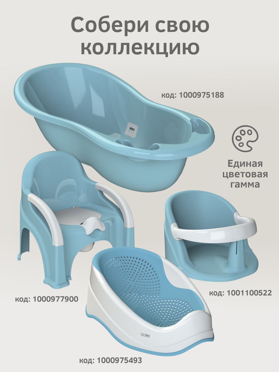 Ванночка KidPlast Hit голубой - фото 5