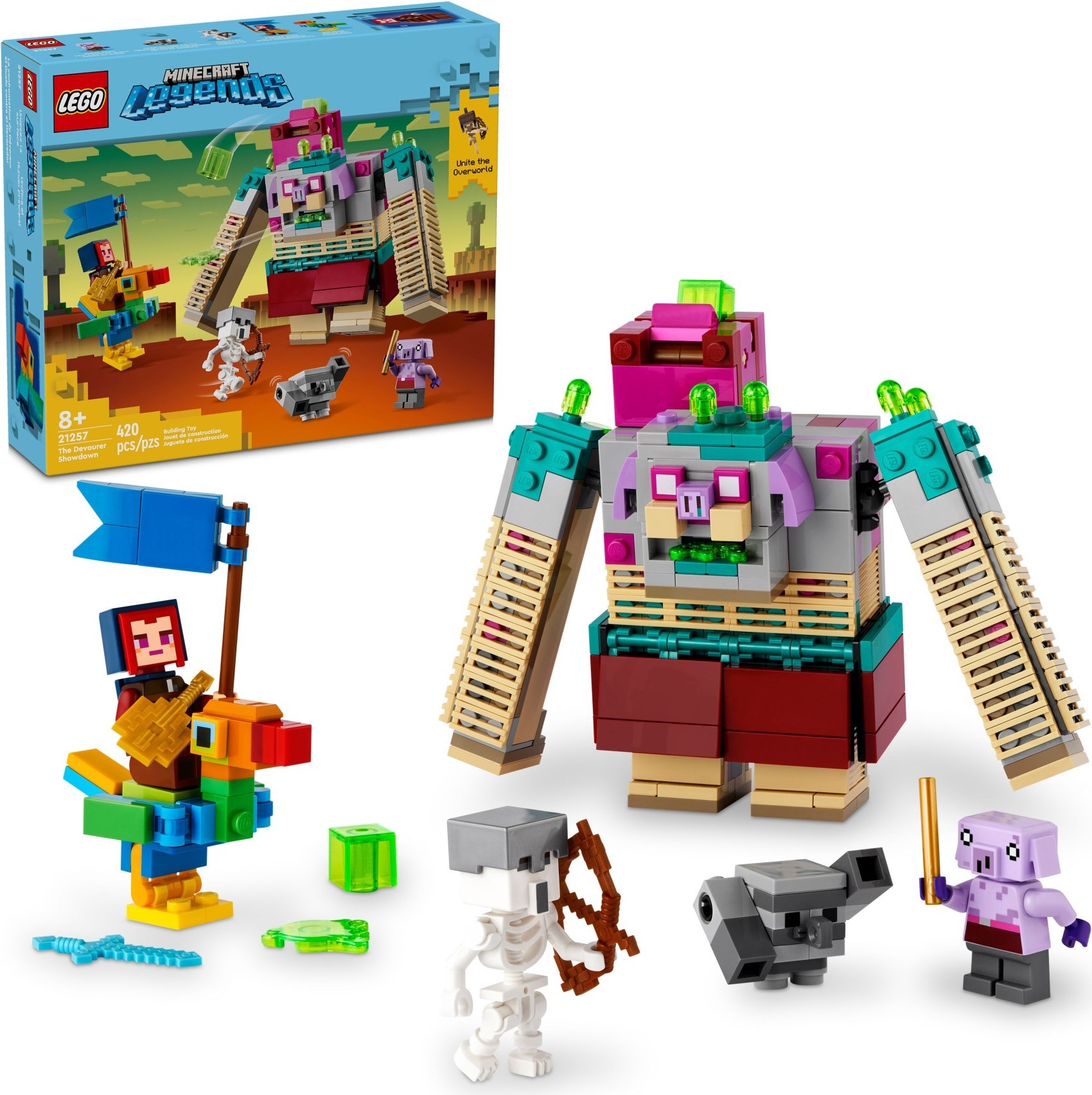 Изображение товара Конструктор LEGO Minecraft Схватка пожирателей 21257 99 деталей для детей