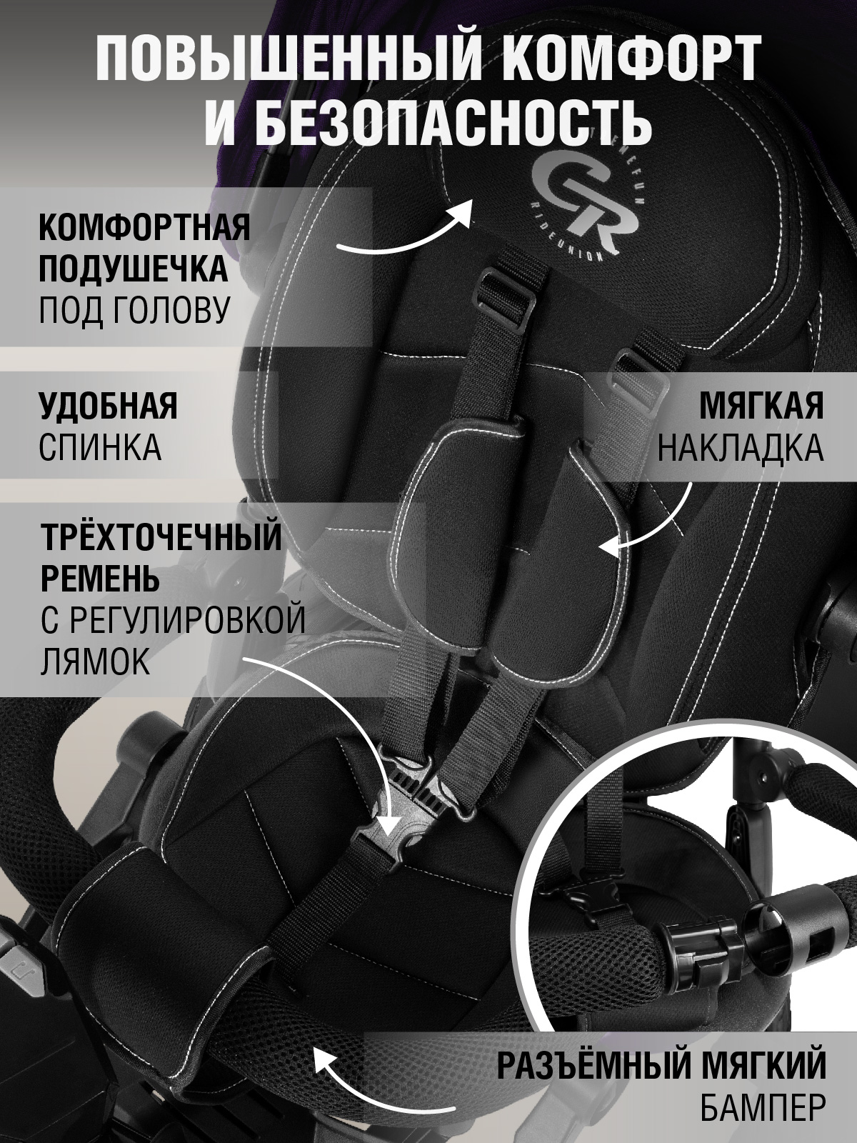 Трехколесный велосипед CITYRIDE - фото 5