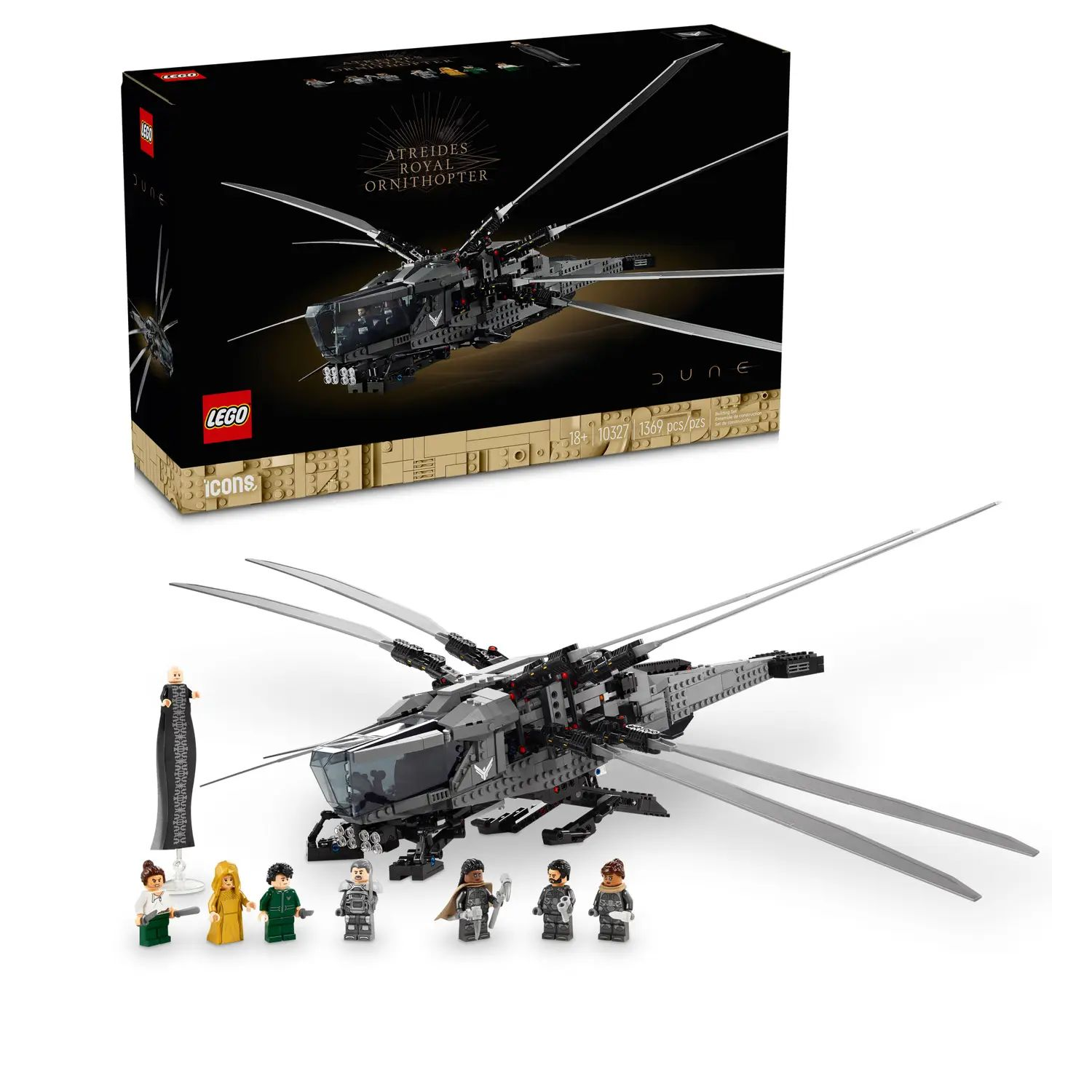 Конструктор LEGO Icons Орнитоптер Атрейдесов блочный - фото 1