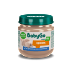 Пюре BabyGo кролик с 6 мес 80 г