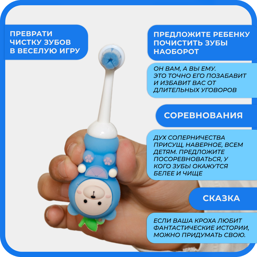 Зубная щетка классическая Чистый Зуб от 0 лет 1 шт. - фото 5