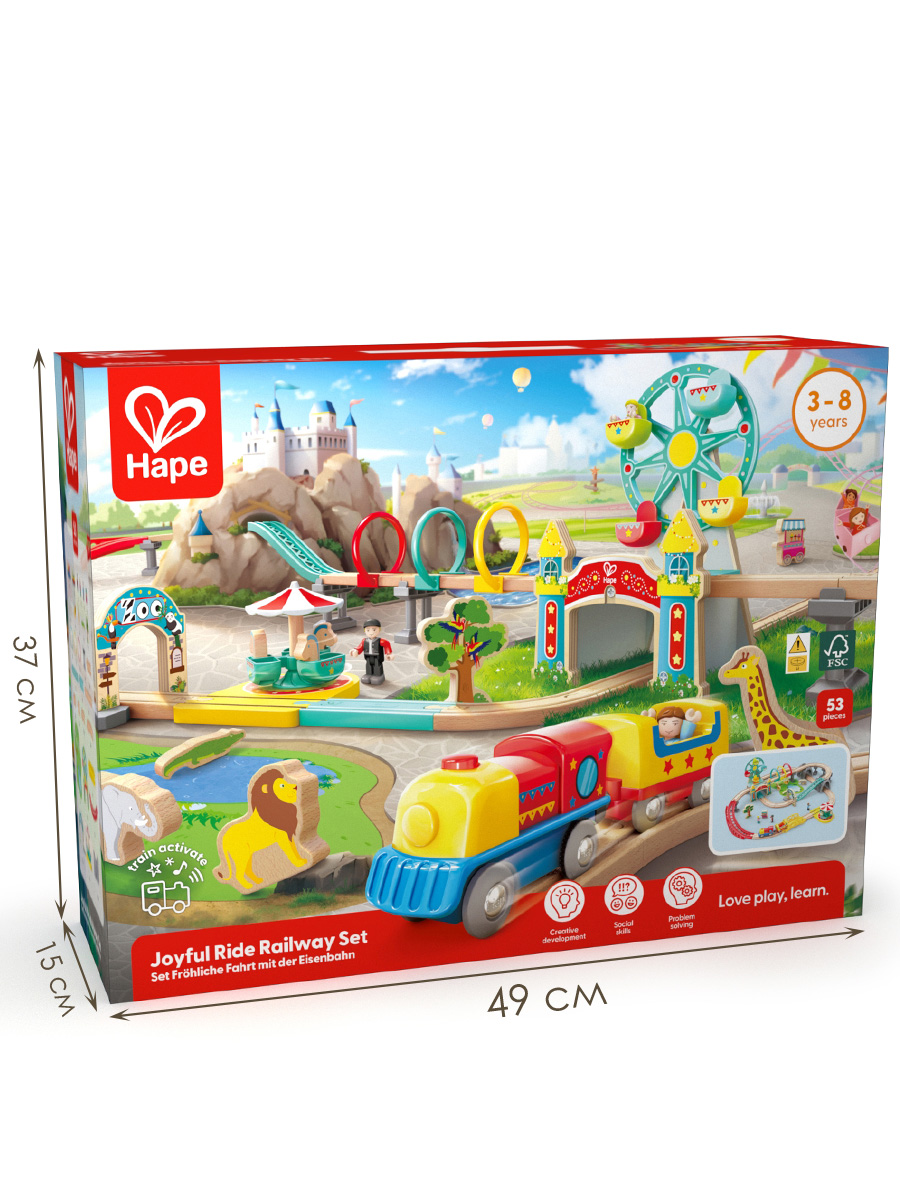 Набор железнодорожный Hape E8571_HP - фото 10