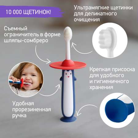 Зубная щетка монопучковая ROXY-KIDS 2 шт.