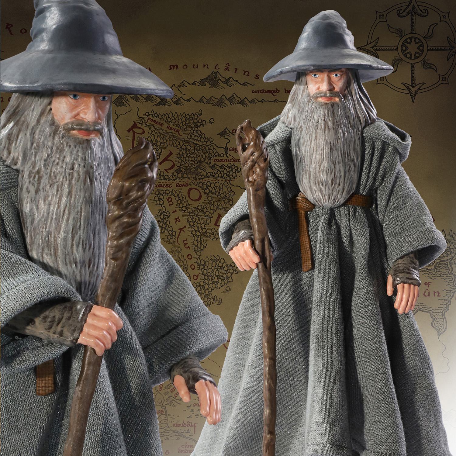 Фигурка The Lord of the Rings Bendyfig Гендальф - гибкая - фото 8