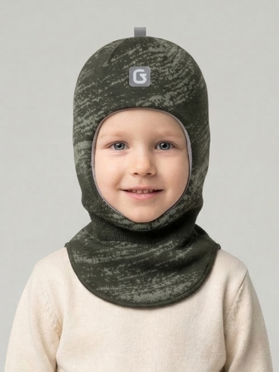 Шапка-шлем GUSTI GW25AC1205B-GREENERY - фото 1