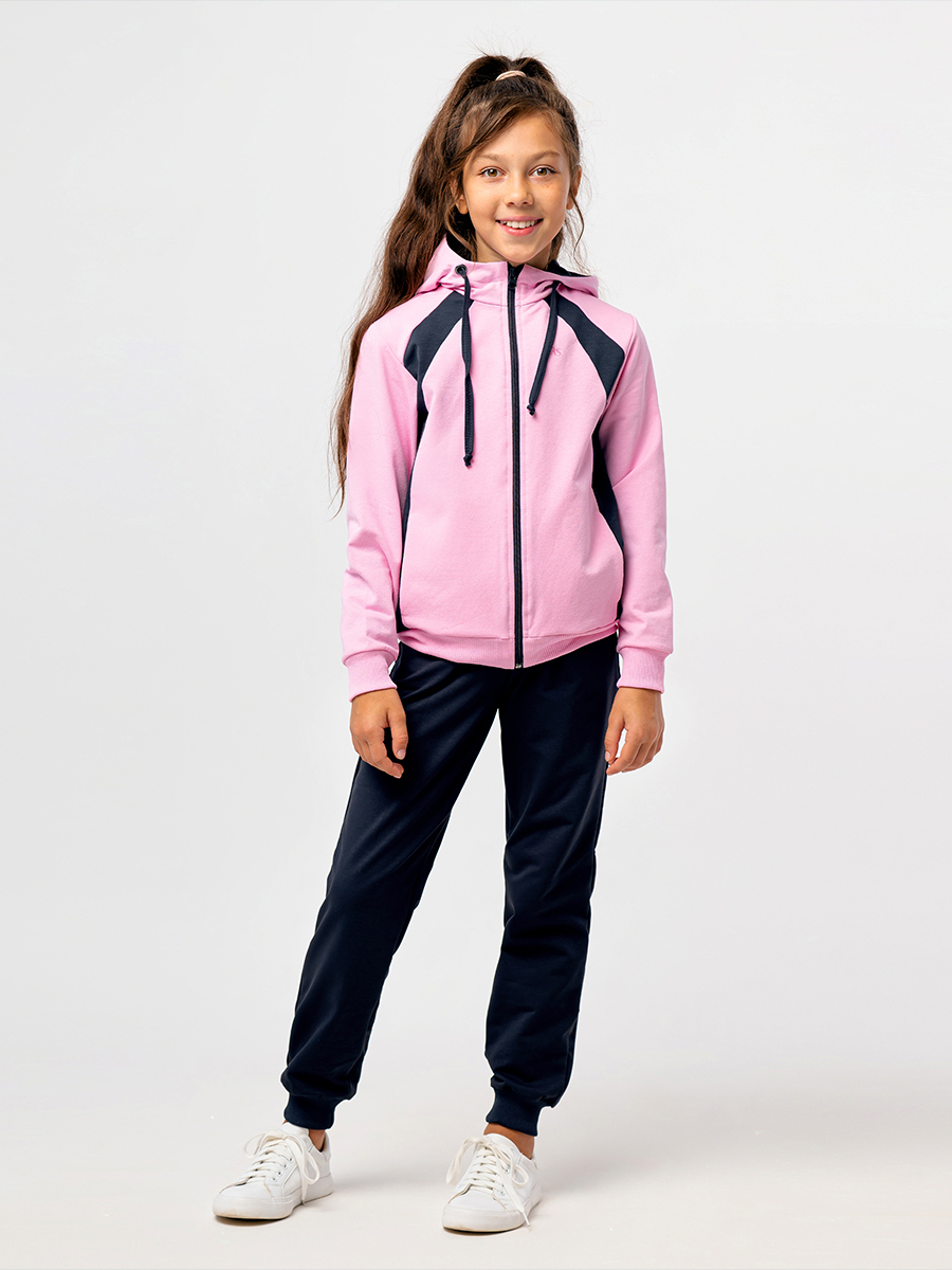 Спортивный костюм RODOS М-258/темно-синий_пыльная_роза - фото 1