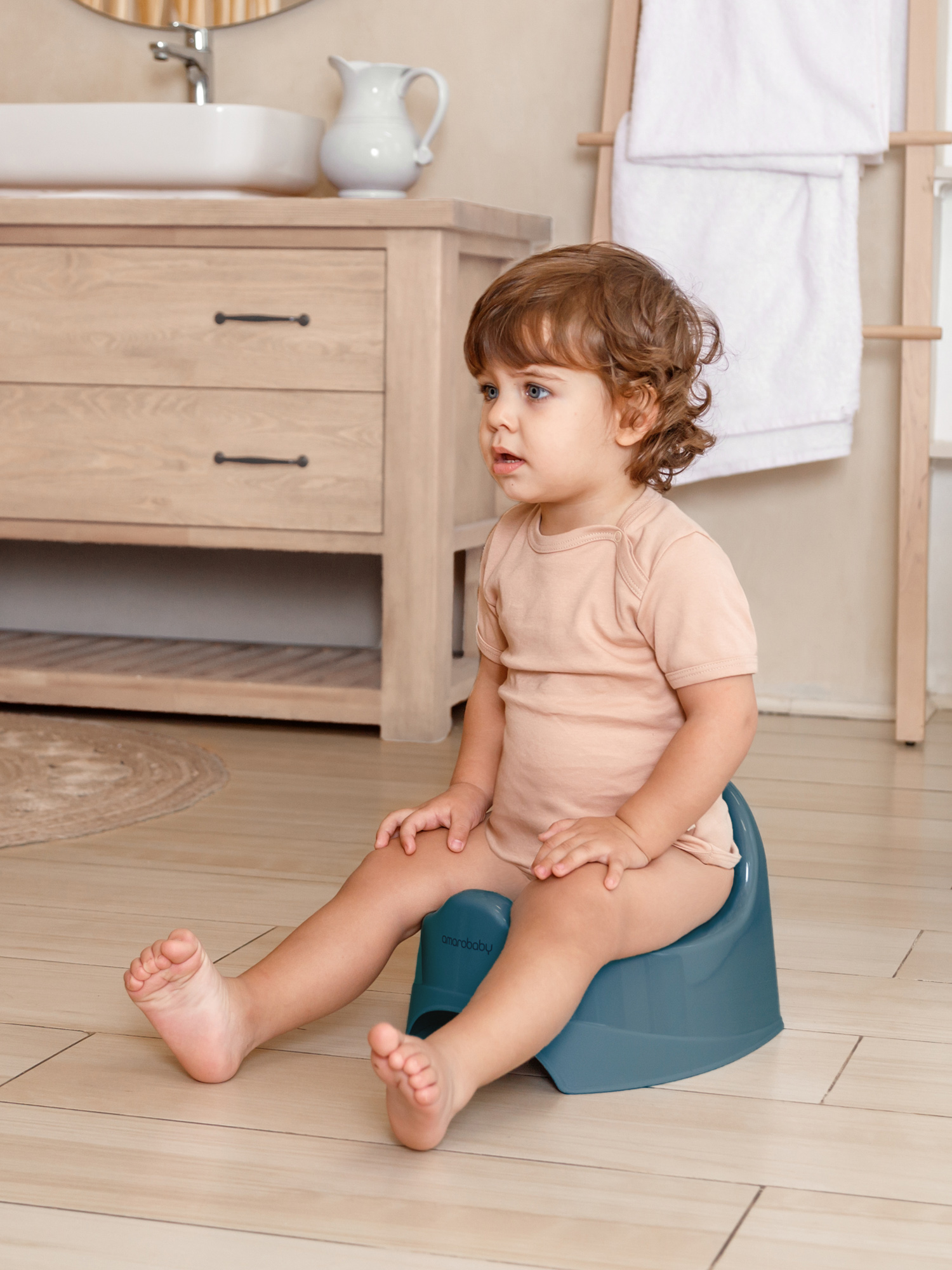 Горшок Amarobaby Elect бирюзовый - фото 5