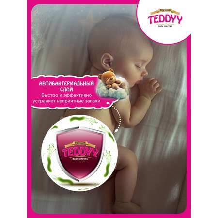 Подгузники Teddy Baby Premium 4 72 шт.