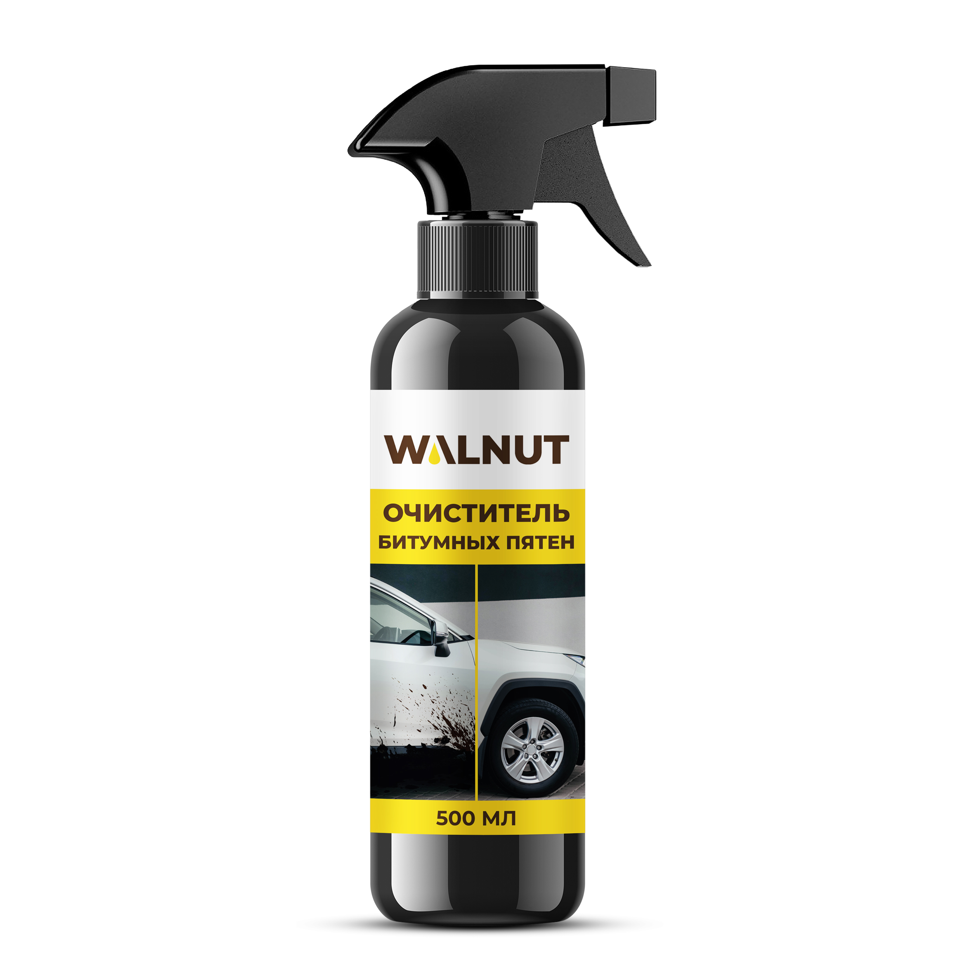 Очиститель битумных пятен WALNUT с кузова и дисков авто, 500 мл - фото 8