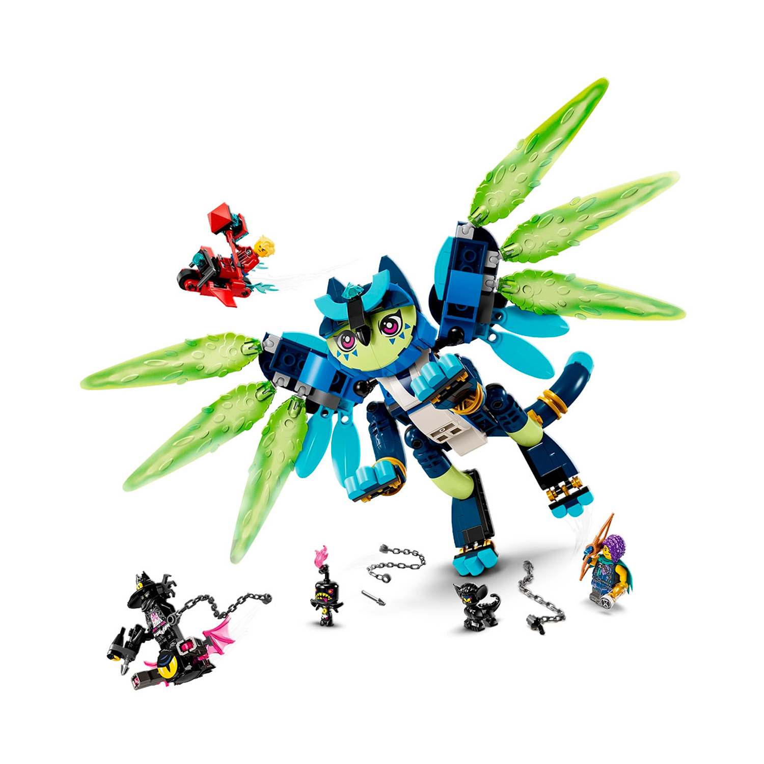 Конструктор LEGO DREAMZzz Зои и кошка-сова Зиан блочный - фото 7
