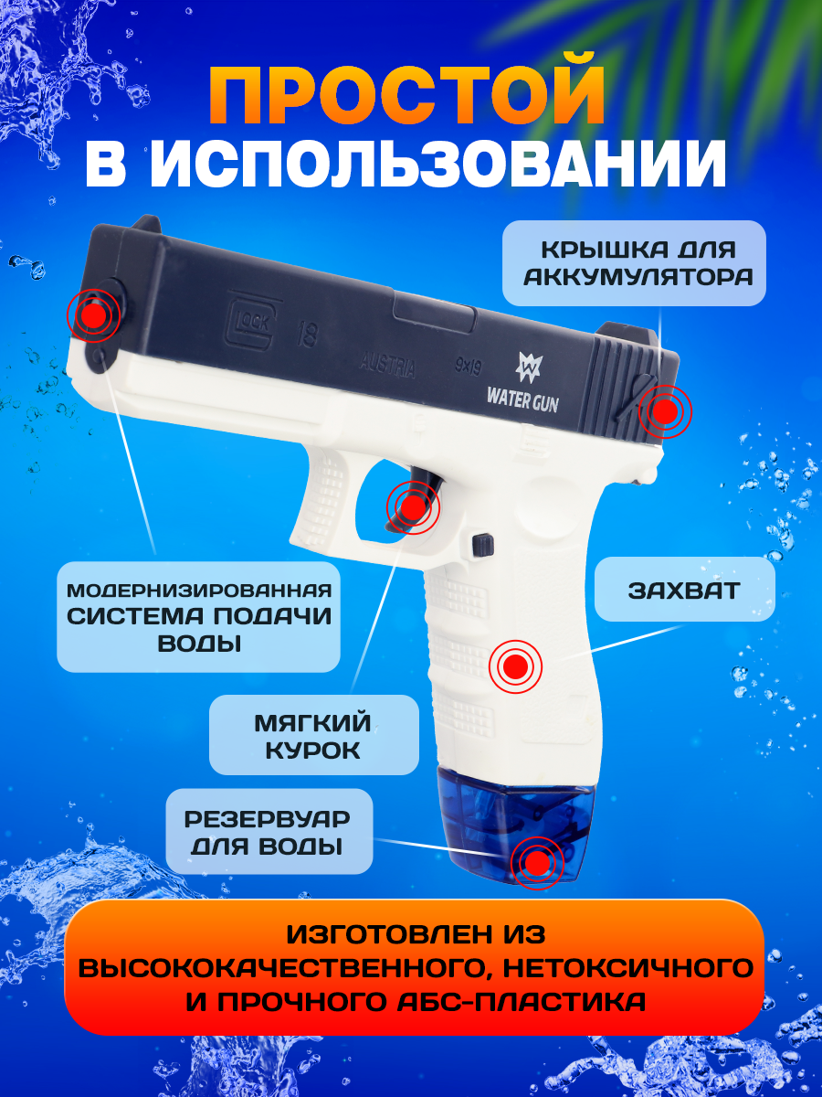 Пистолет водный Рыжий кот - фото 6