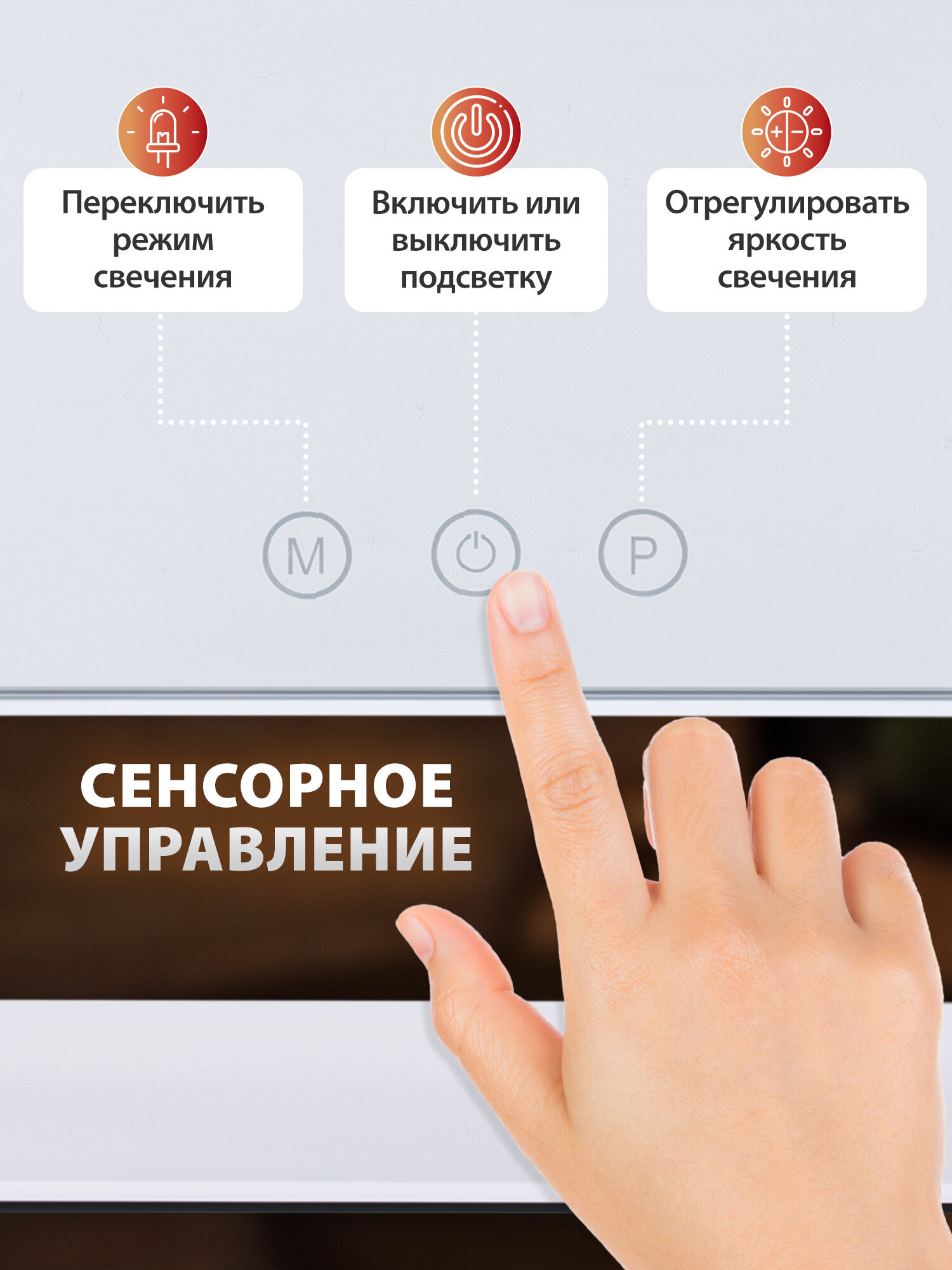 Зеркало Brabix настольное - фото 5