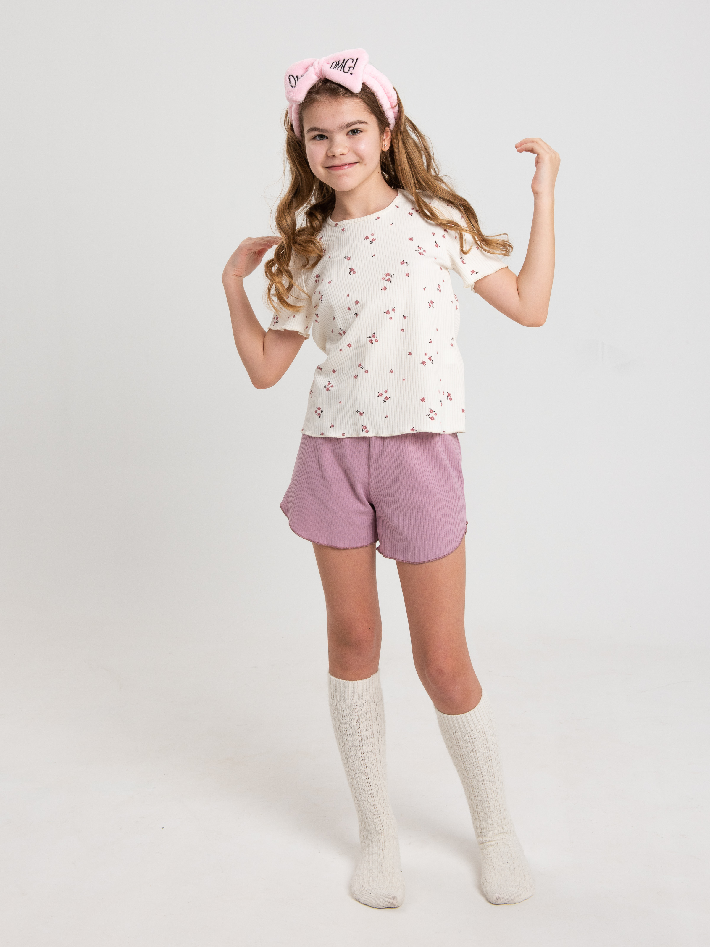 Пижама MiloTa КДЛ07/цветы - фото 1