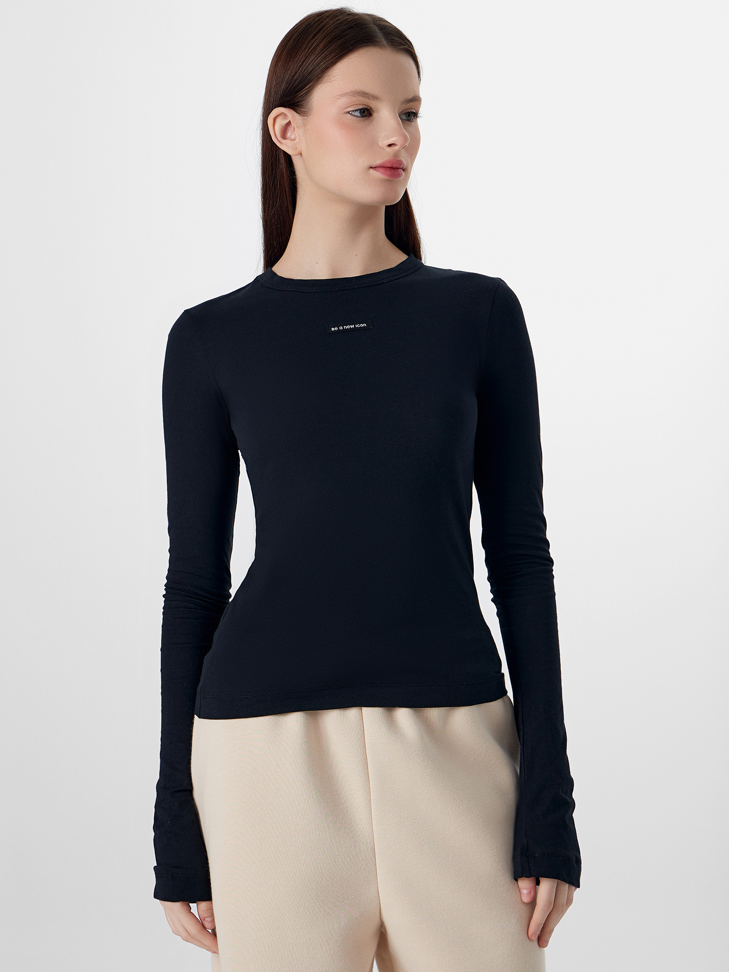 Лонгслив Mark Formelle (Марк Формэль) 122526/черный - фото 1