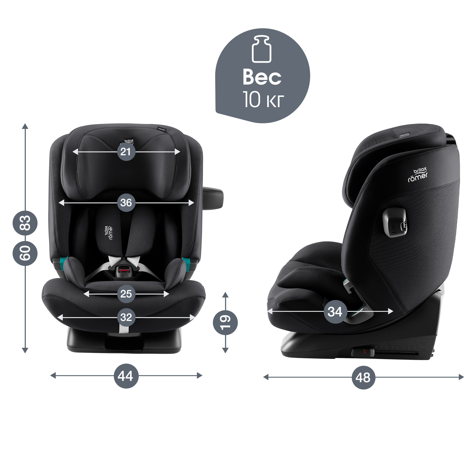 Автокресло Britax Roemer Advansafix Pro Isofix 1/2/3 (9-36 кг) - фото 14