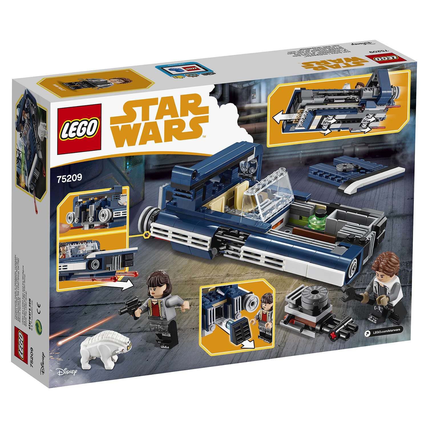 Конструктор LEGO Star Wars Спидер Хана Cоло блочный - фото 3