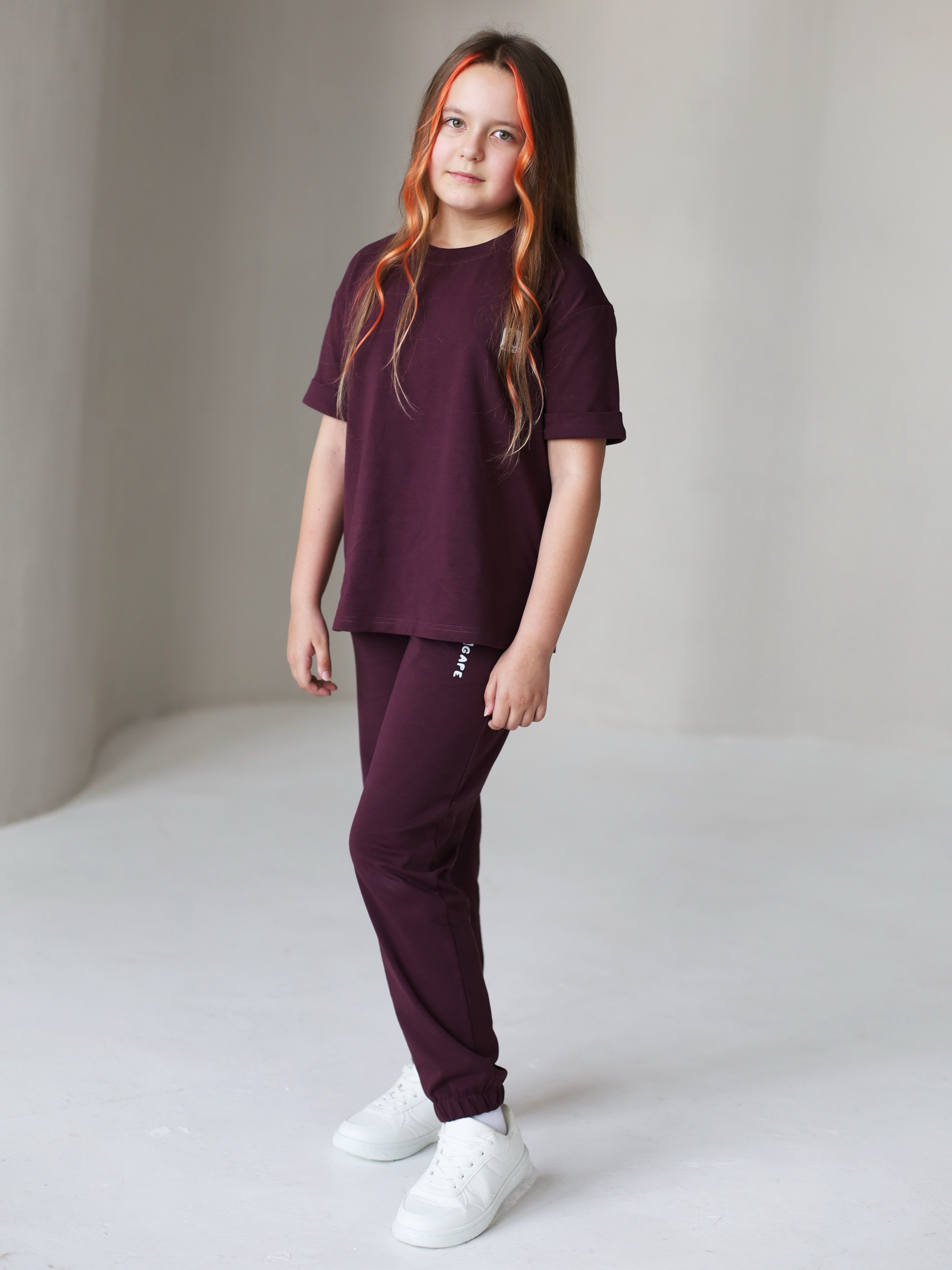 Костюм Агапэ 8017_бургунди - фото 1