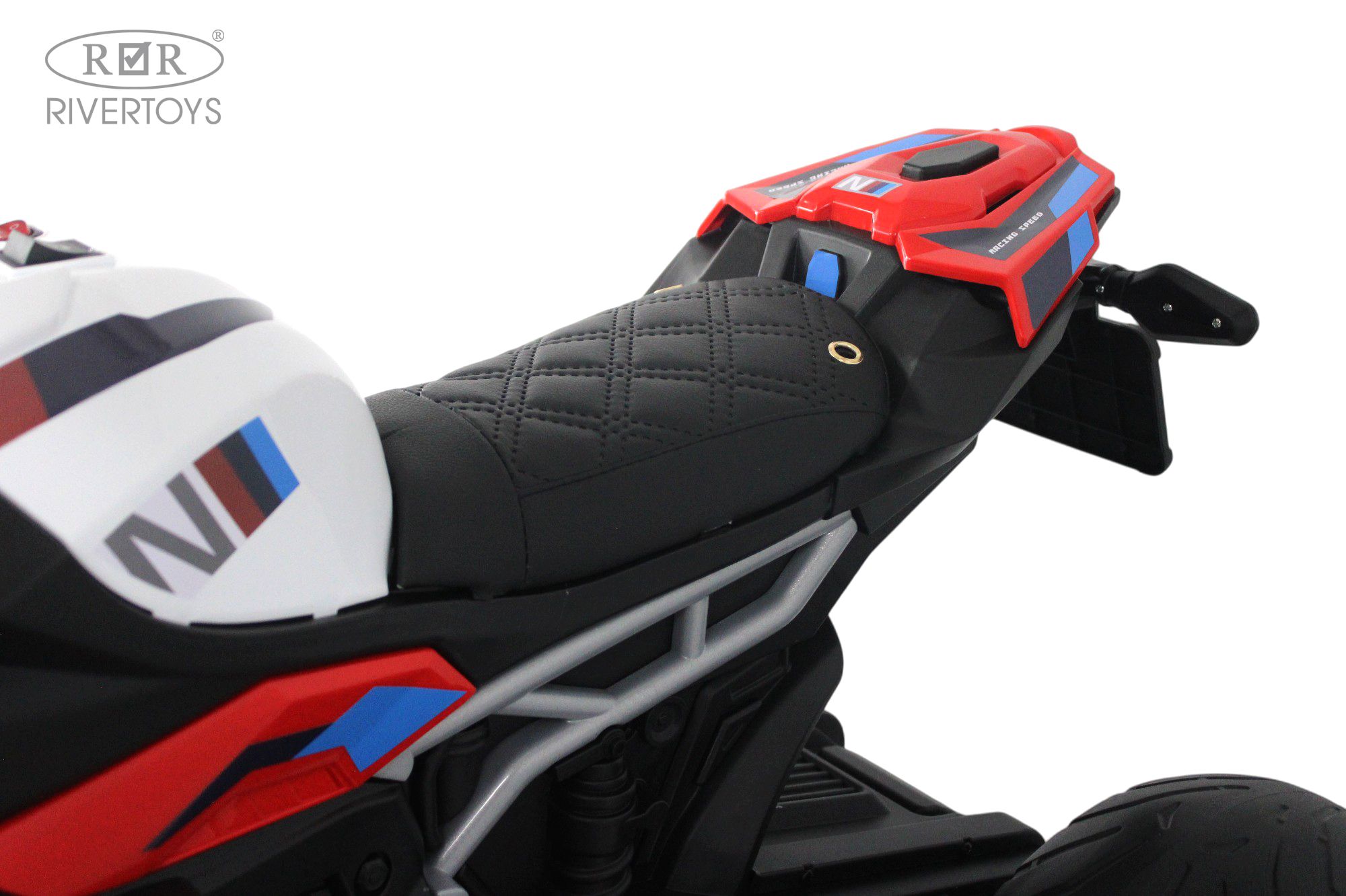 Электромобиль RIVERTOYS K808AM-RED - фото 3