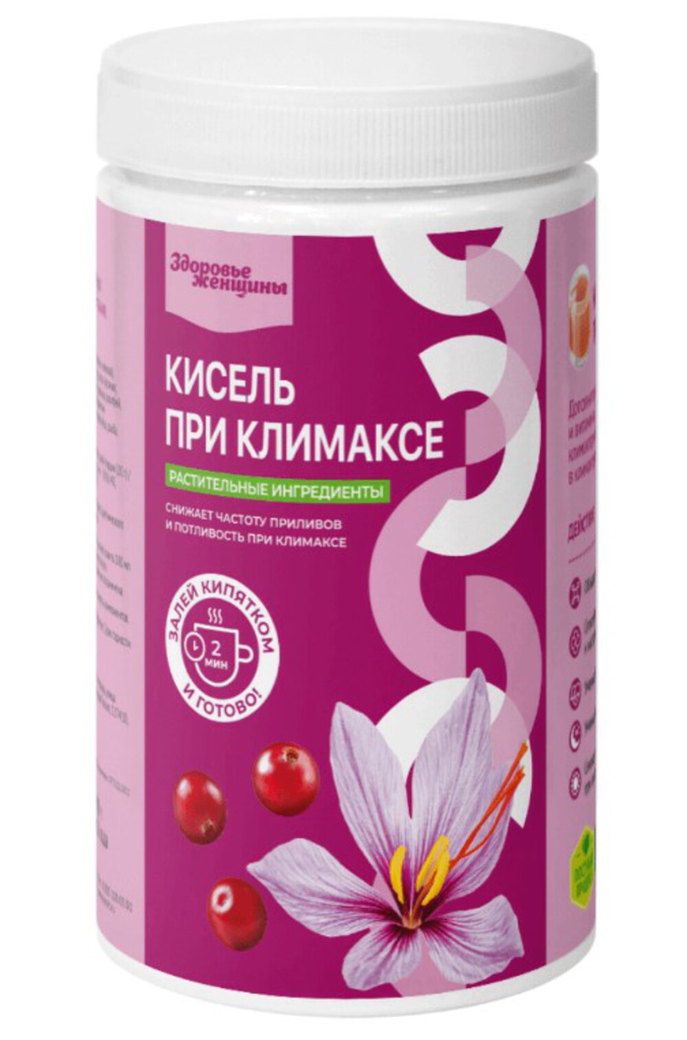 Кисель при климаксе Здоровье женщины Леовит специализированный натуральный быстрорастворимый 400 гр. - фото 1