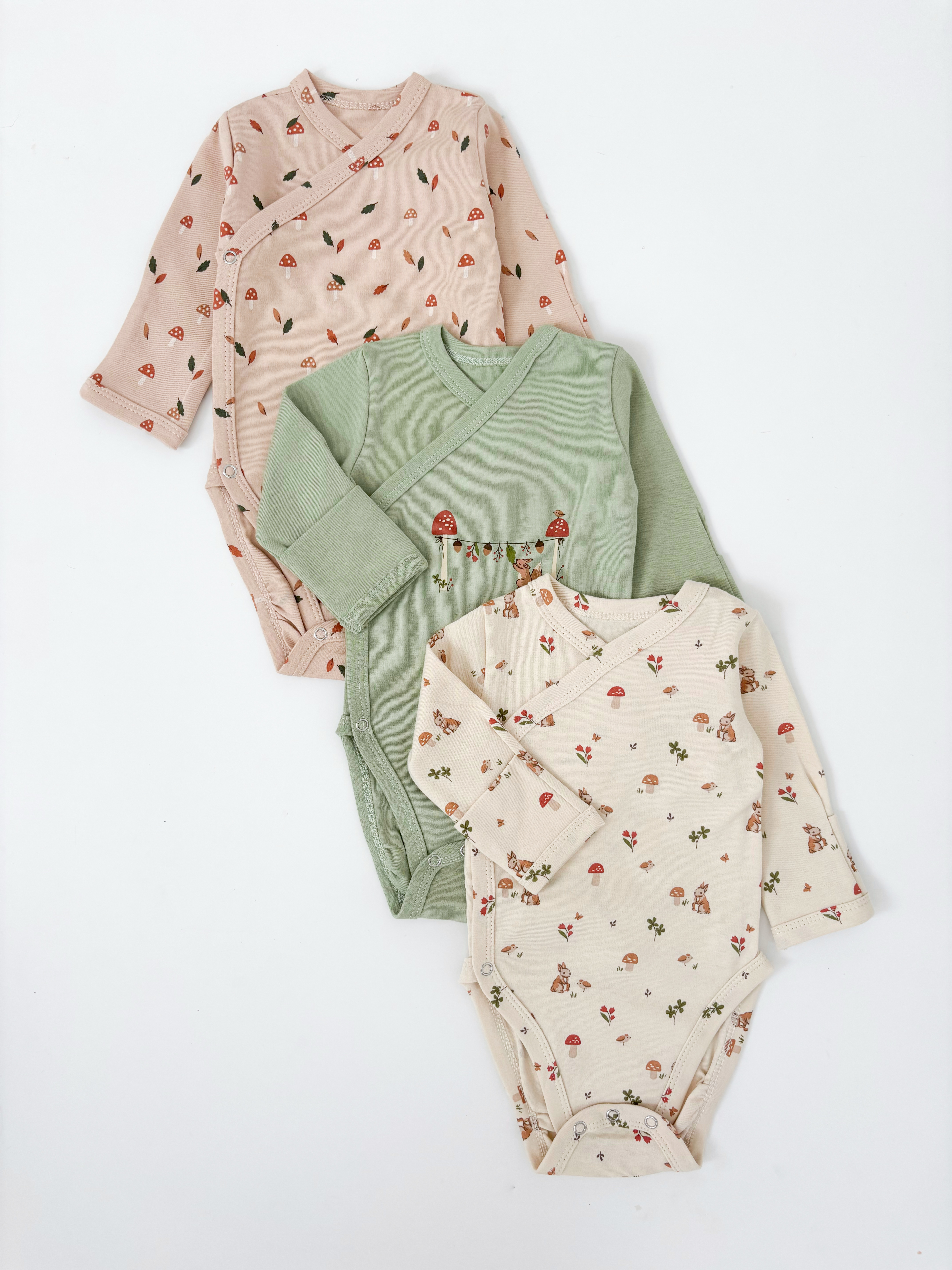 Боди 3 шт Carrot 10002272бельчонок - фото 1