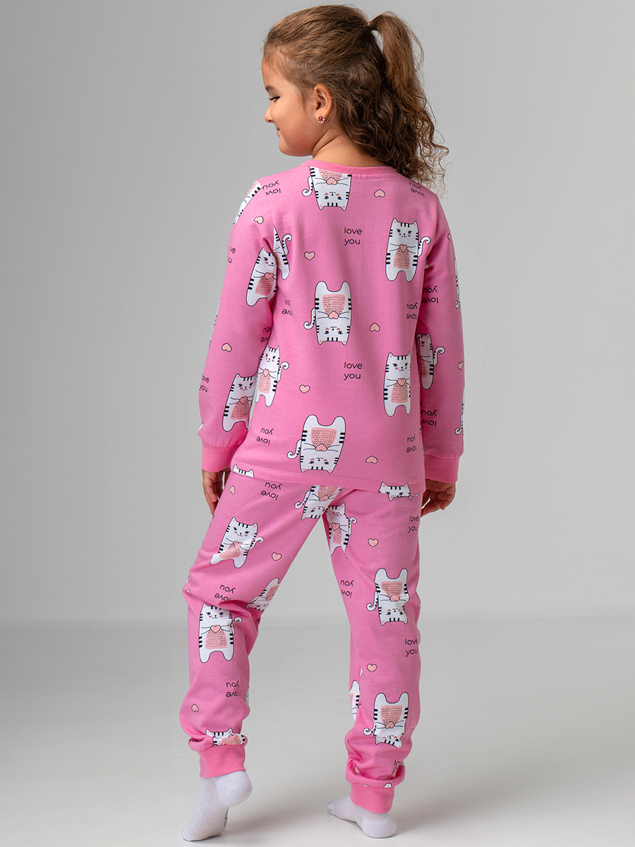 Пижама HappyFox HF00920розовый.коты - фото 7