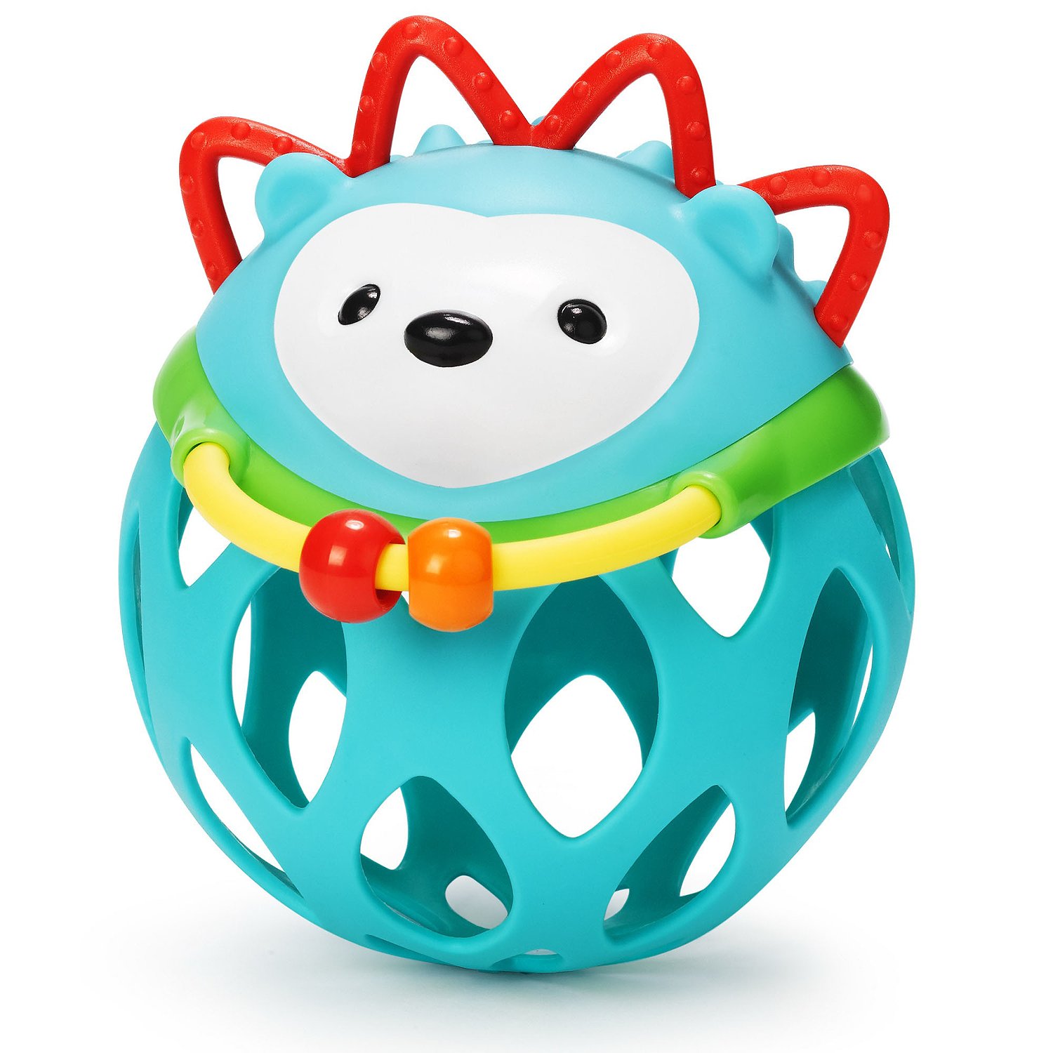 Игрушка Skip Hop погремушка Ёжик Хадсон с прорезывателем - фото 1