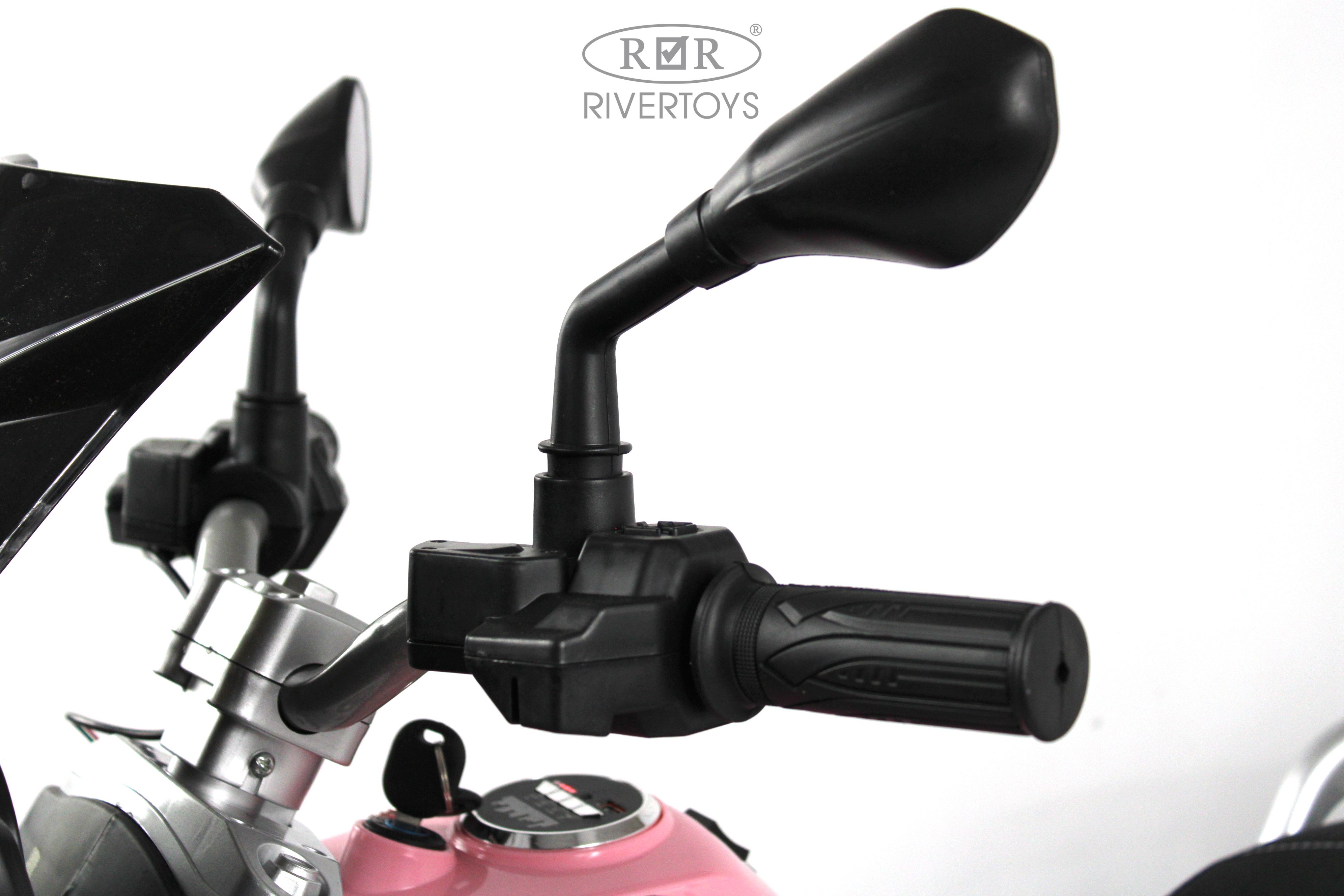 Электромотоцикл RIVERTOYS М111БХ-PINK - фото 19