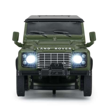 Автомобиль Rastar Land Rover Defender Трансформер 1:32 зеленый